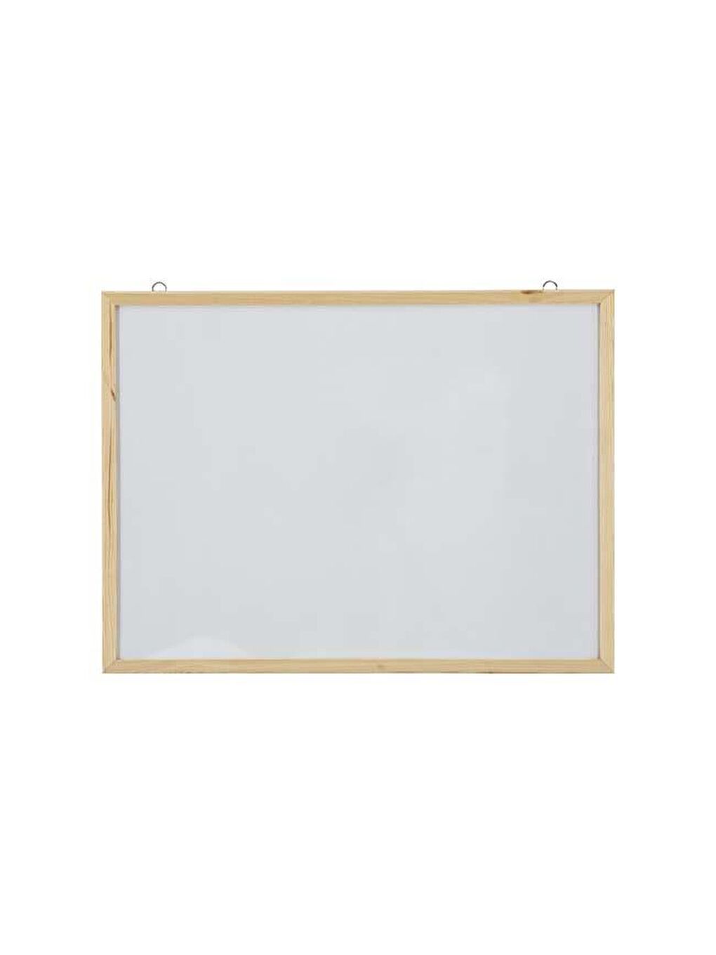 Noki 45x60 Ahşap Çerçeve Yazı Tahtası + Beyaz Tahta Kalemi 7 Renk + Tahta Silgisi - 1