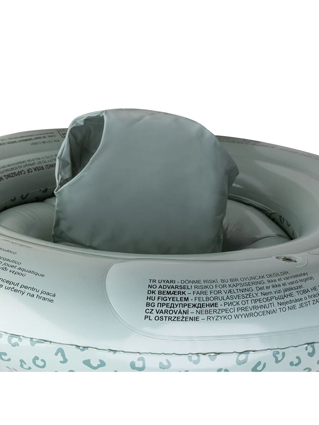 Karışık Swim Essentials Leopard Green Bebek Sırt Destekli Yüzme Simidi-2