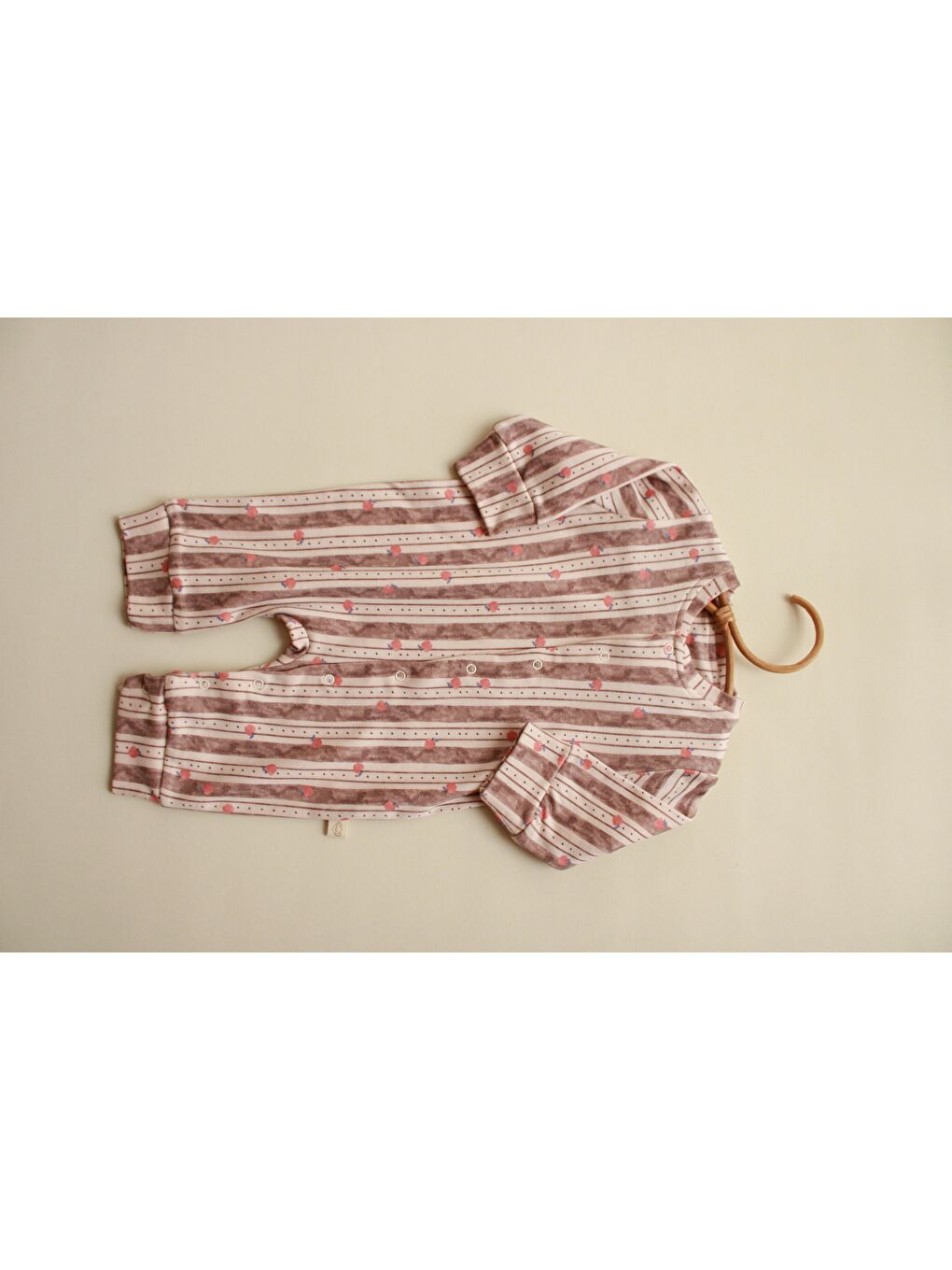 Bej Apple Baby Jumpsuit Serisi Tulum-3