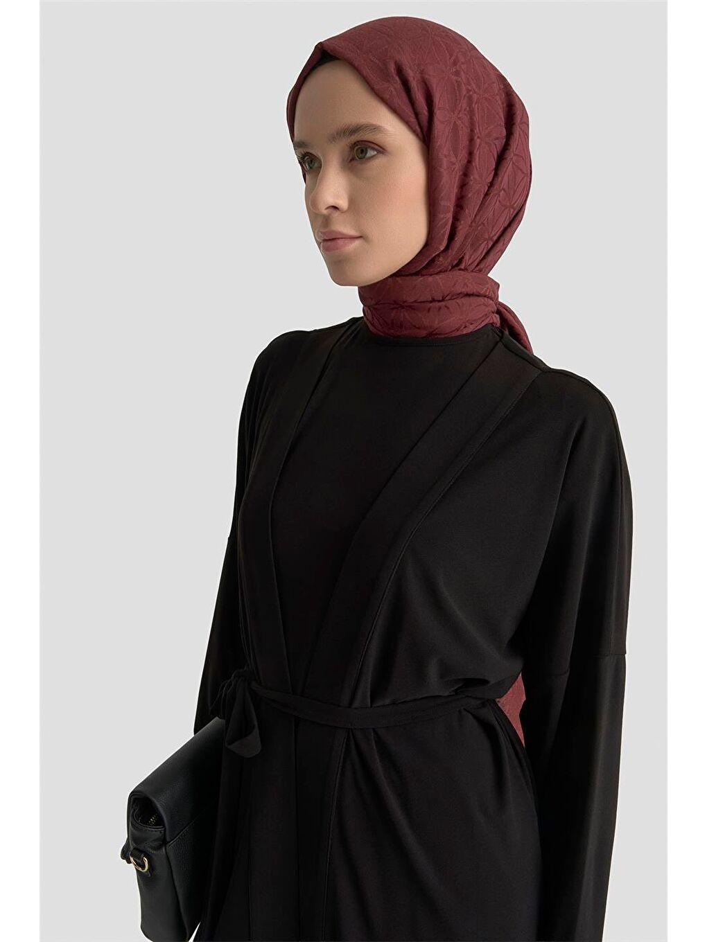 3'Lü Örme Takım 25Kd1057 Siyah