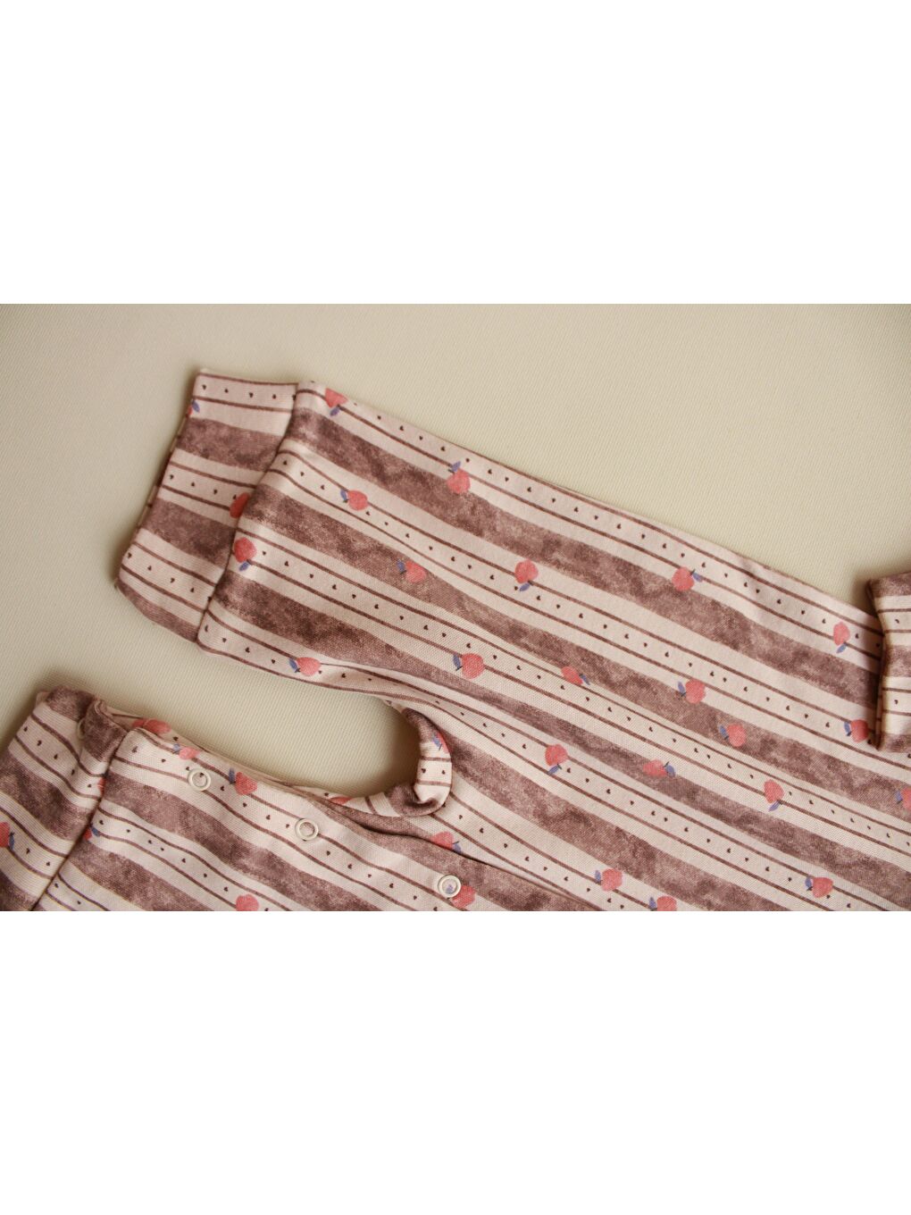 Bej Apple Baby Jumpsuit Serisi Tulum-4