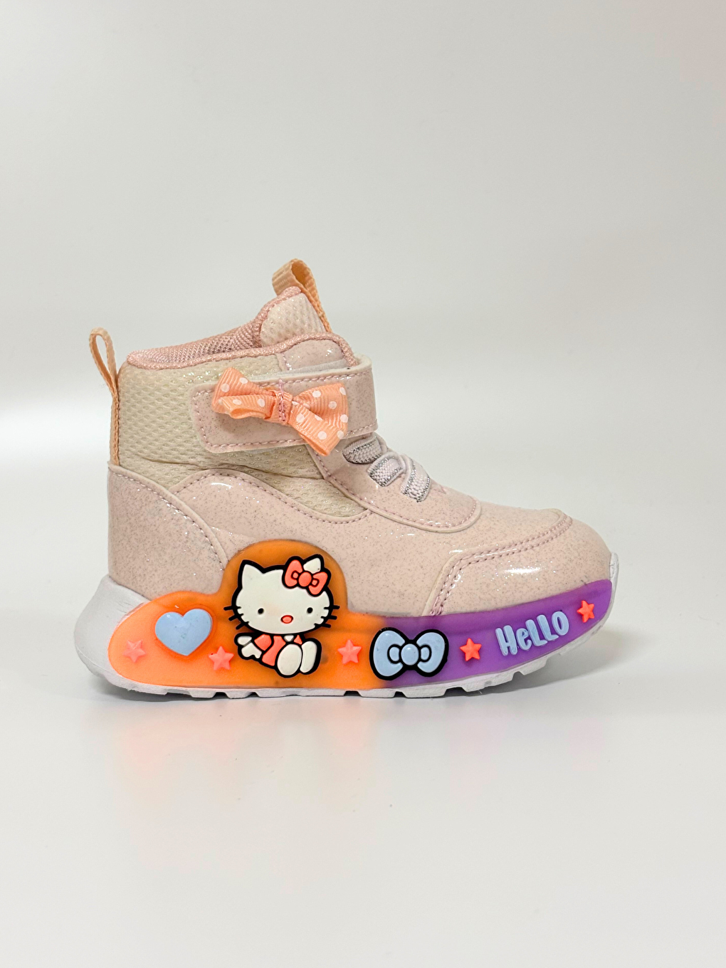 Pembe Somon Hello Kız Çocuk Sneakers