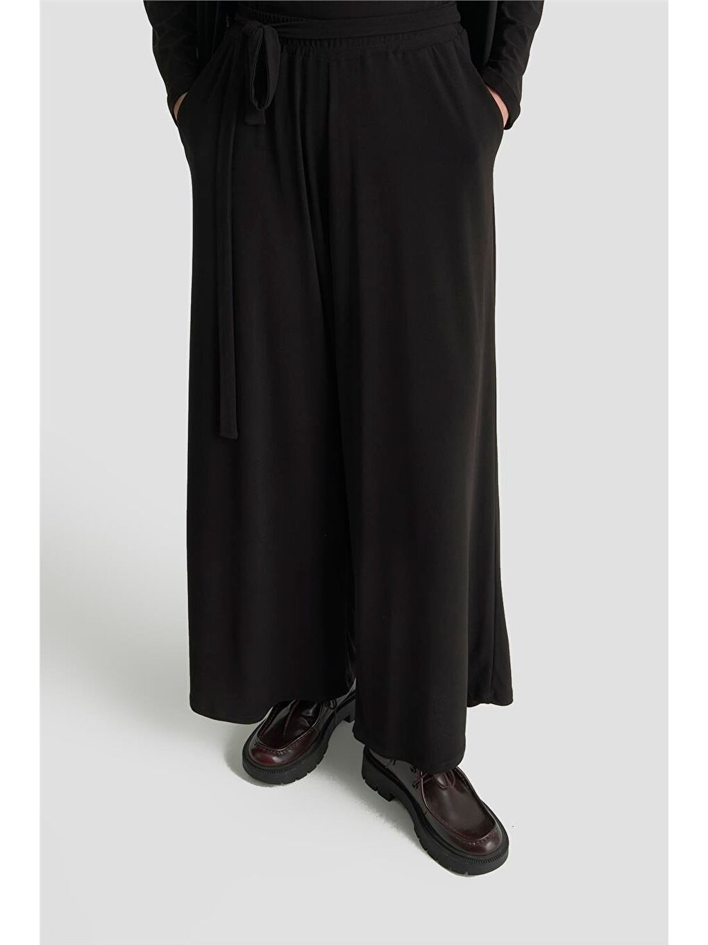 3'Lü Örme Takım 25Kd1057 Siyah-4