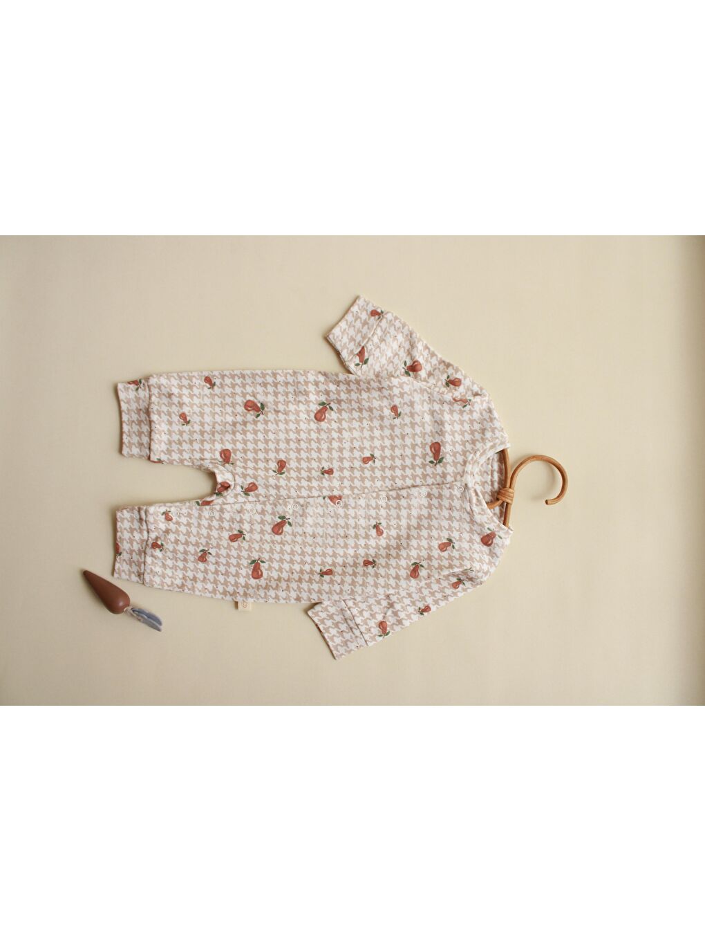 Bej Pear Woodie Serisi Tulum