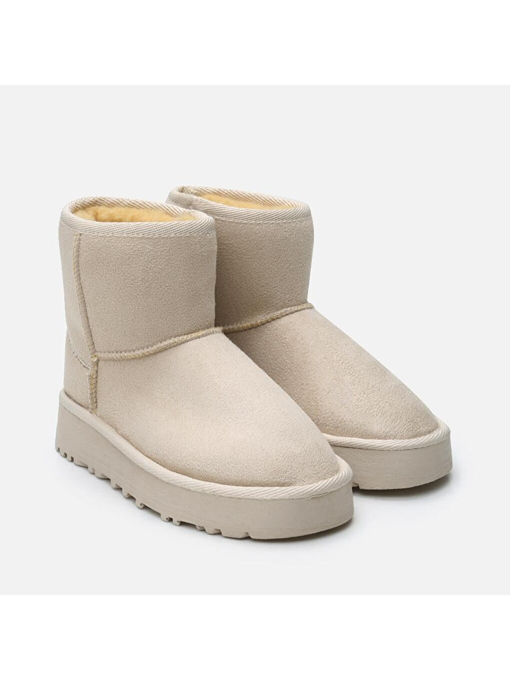 Bej Kadın Tüylü Bot-3