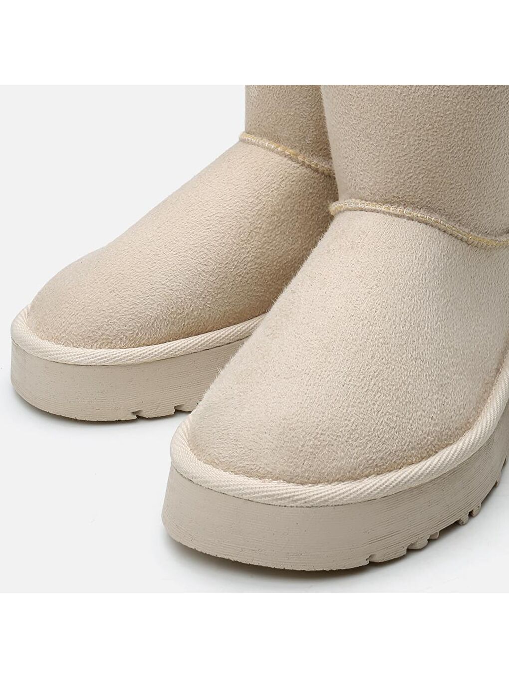 Bej Kadın Tüylü Bot-5