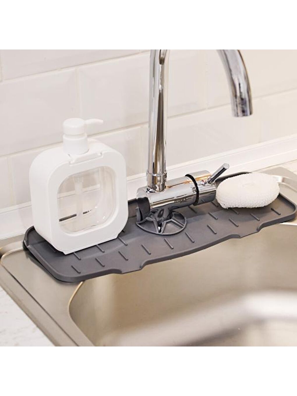 Karışık Lavabo Musluk Matı - Asorti - 36,7 cm-1