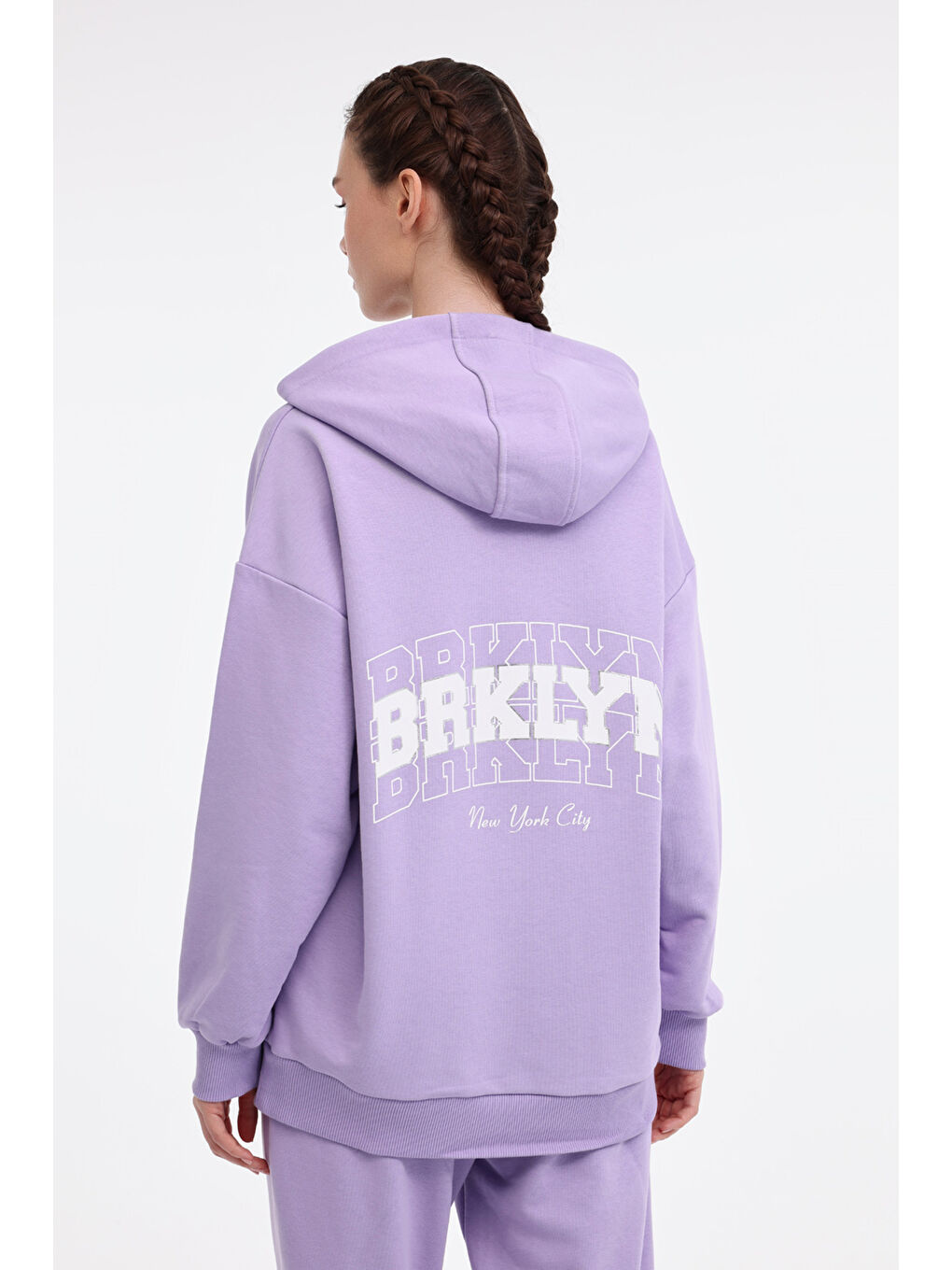 WL MARIANNE 17SSK108 5FX Mor Kadın Sweatshirt-1