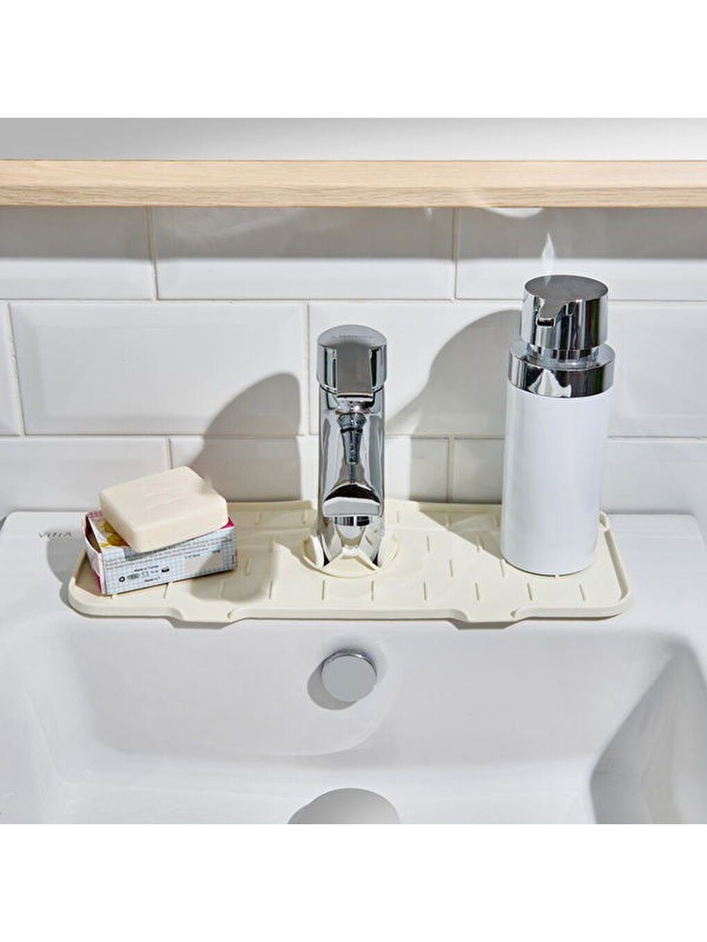 Karışık Lavabo Musluk Matı - Asorti - 36,7 cm