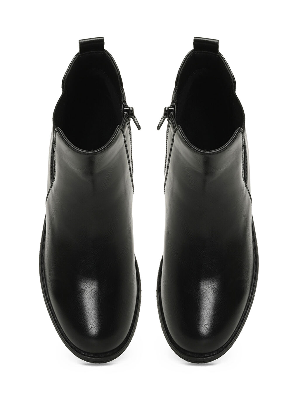 166607.Z4PR Siyah Kadın Dolgu Topuk Bot-3