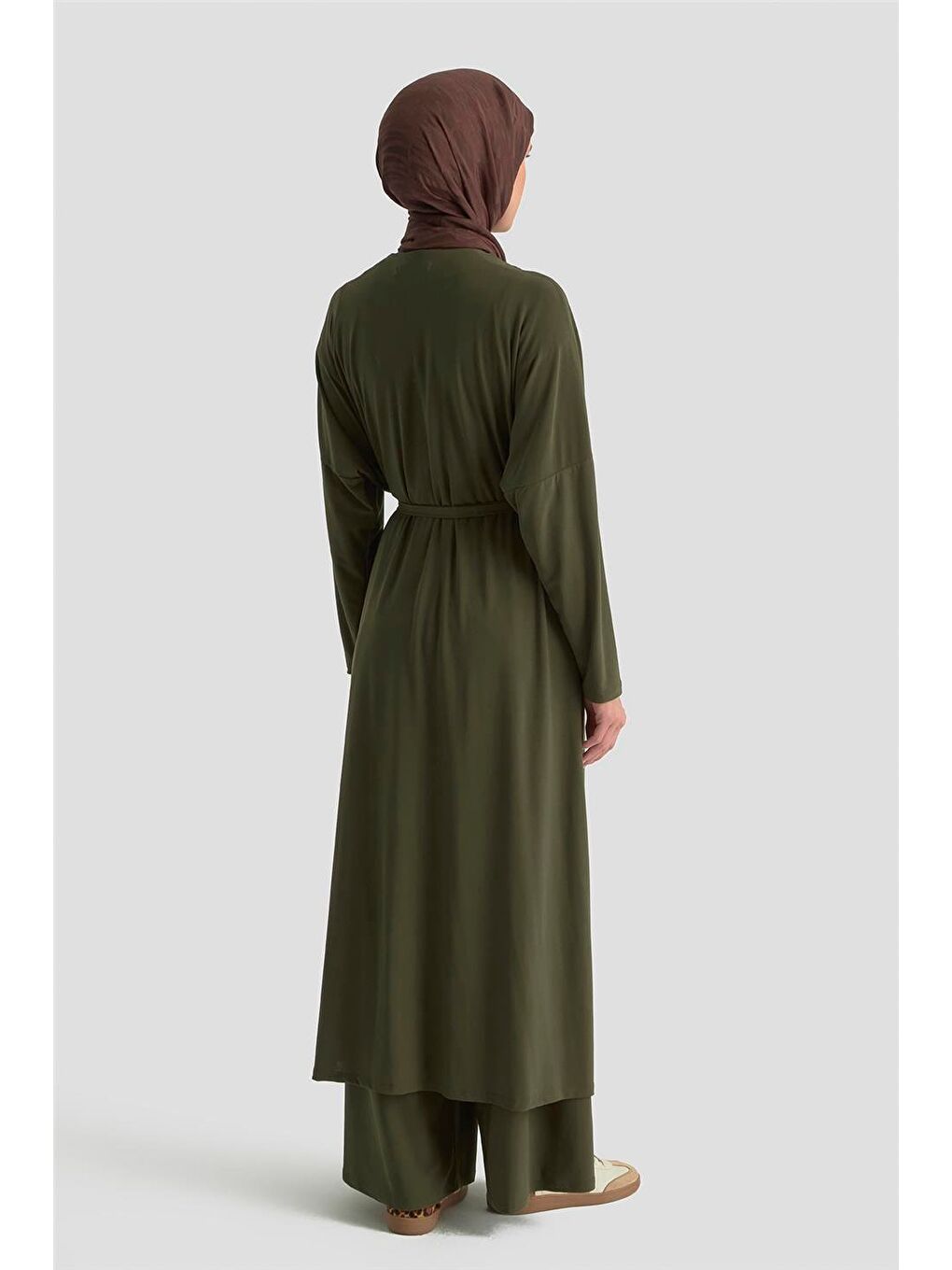 3'Lü Örme Takım 25Kd1057 Haki-4