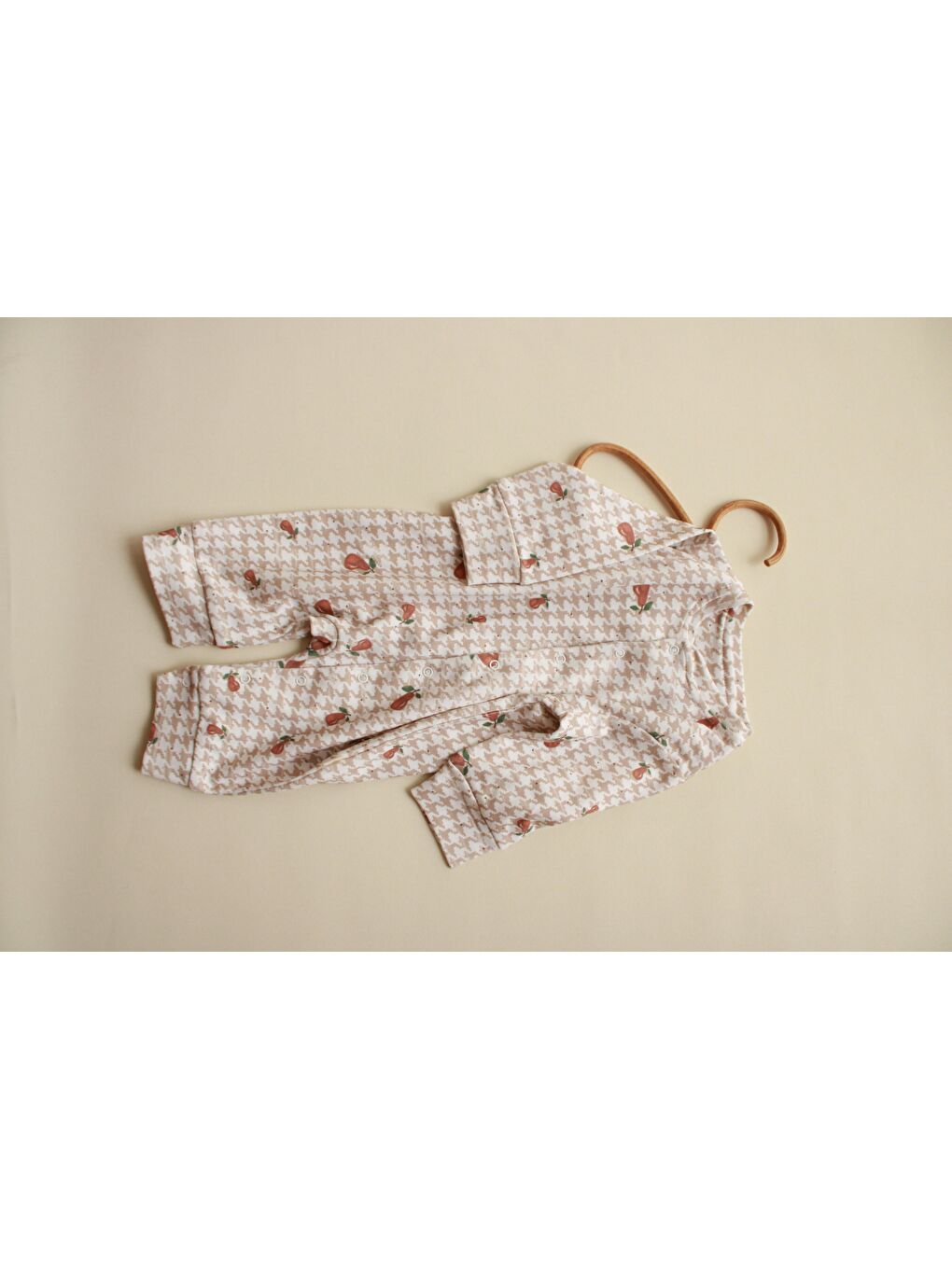 Bej Pear Woodie Serisi Tulum-4