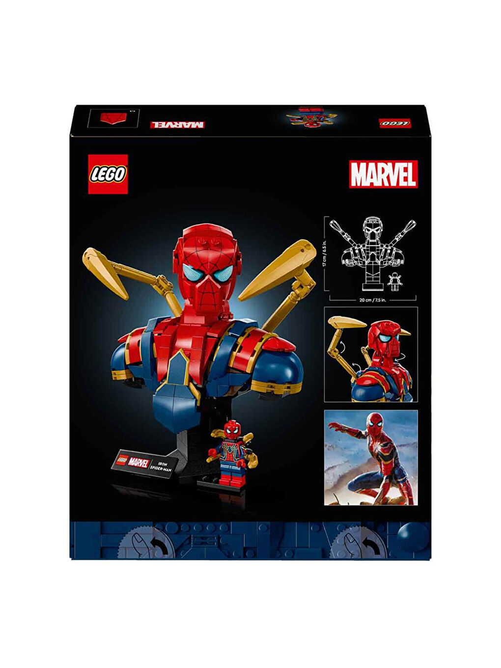 Marvel Iron Örümcek Adam Büstü 76326-5