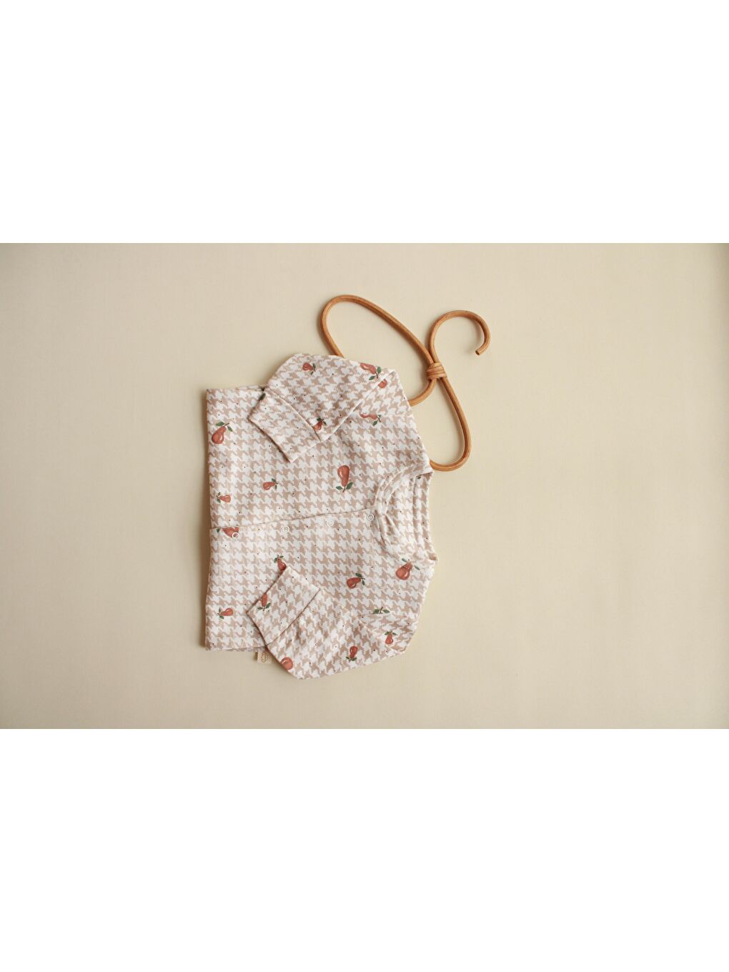 Bej Pear Woodie Serisi Tulum-5