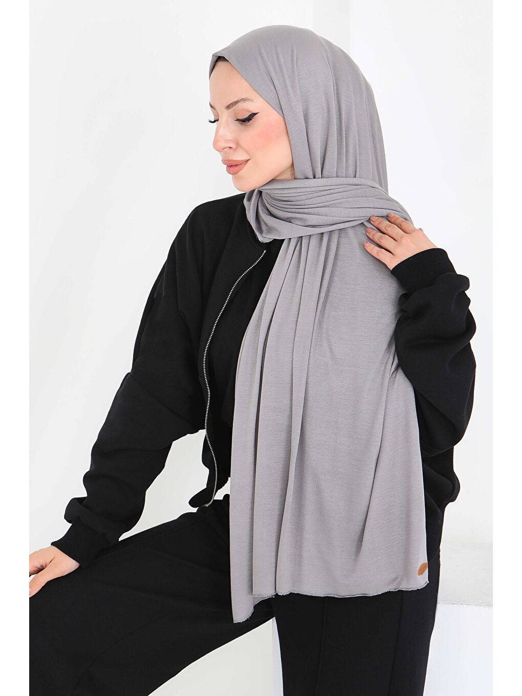 Penye Şal Gri - 27854-GRI-2