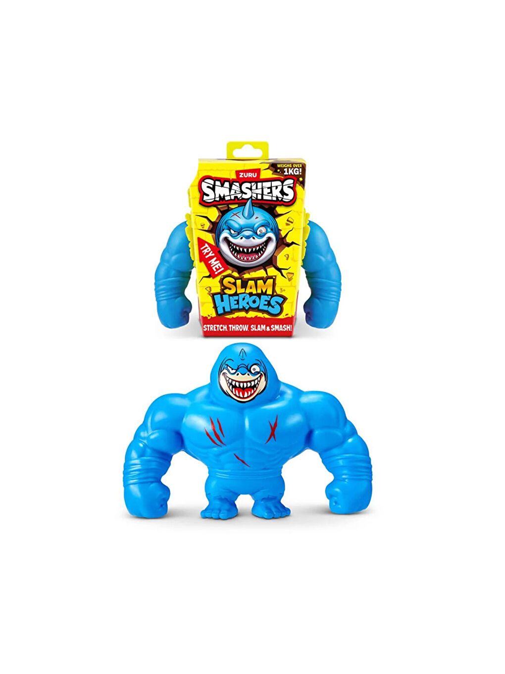 Slam Heroes Esneyen Figür Mavi Köpek Balığı 74146-1