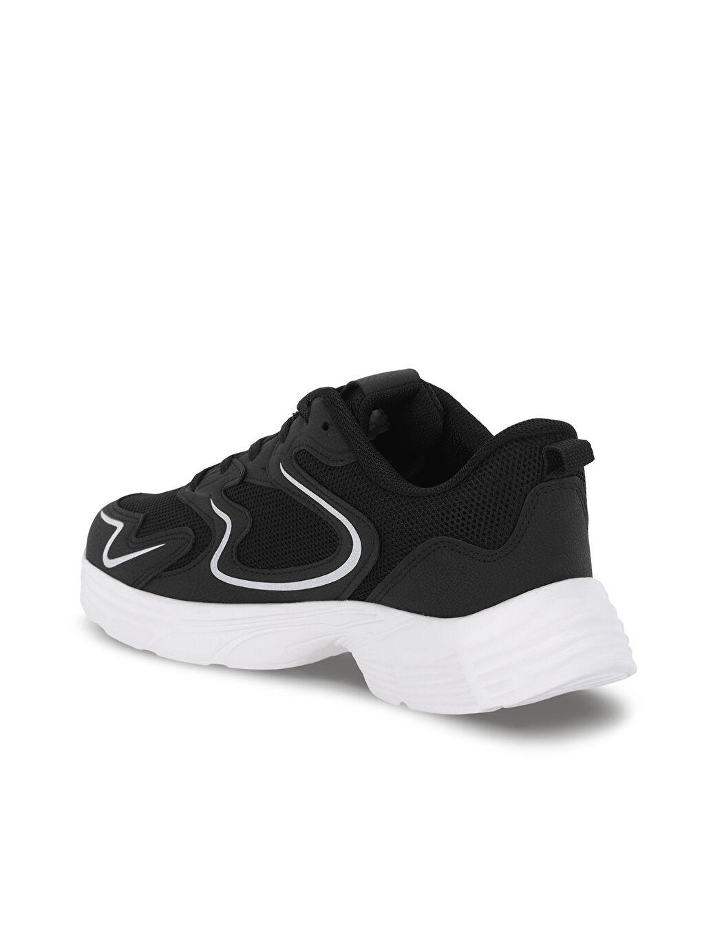 ELIJAH I Erkek Siyah / Beyaz Koşu & Yürüyüş Spor Ayakkabısı-2