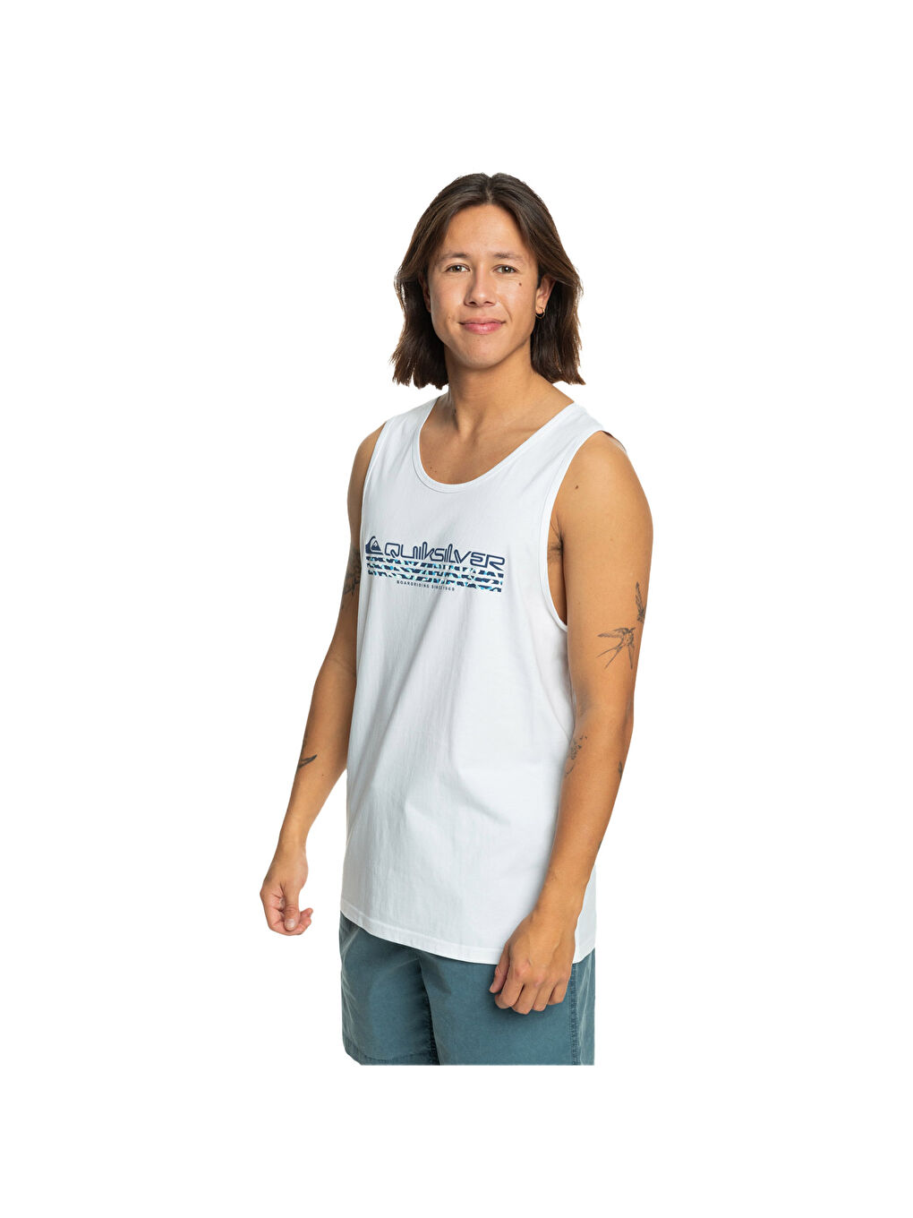 Omni Fills Tank Erkek Beyaz Atlet-2