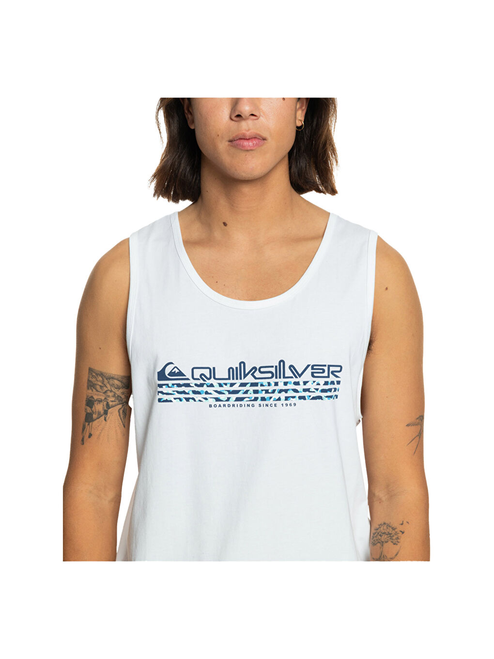 Omni Fills Tank Erkek Beyaz Atlet-3