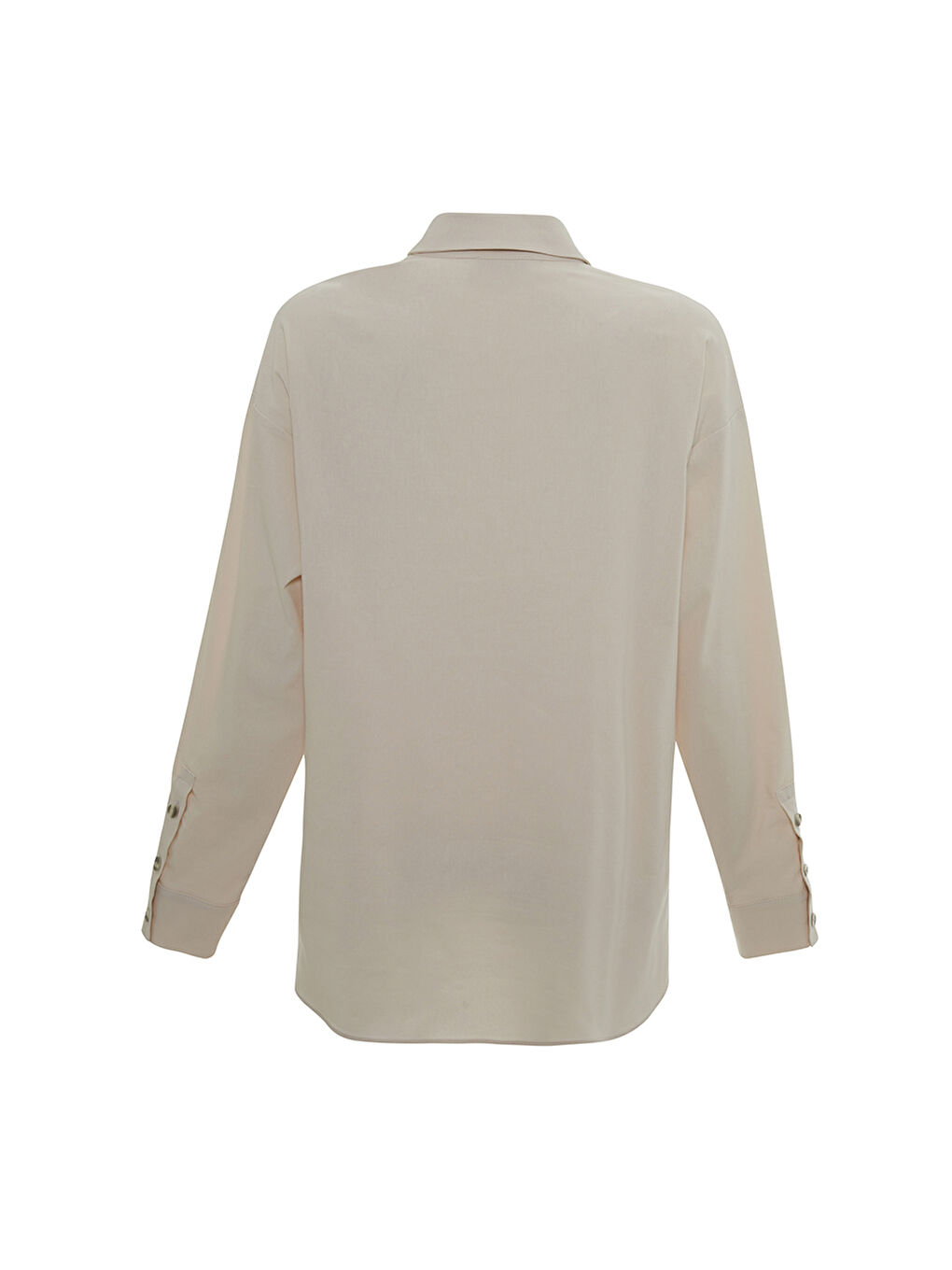 Bej Ön Ve Arkası Anler Kup Detaylı Tunik-2