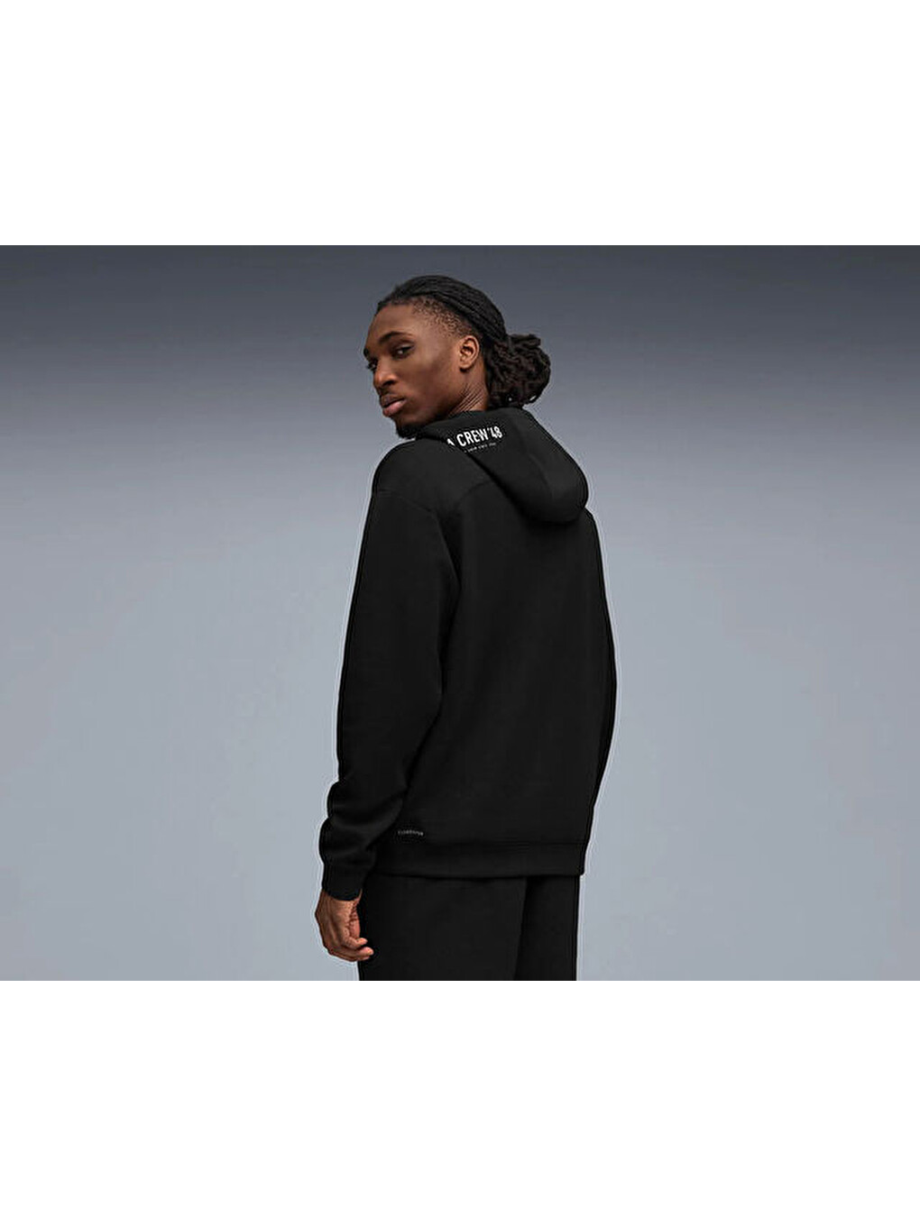 M Cloudspun Hoodie Erkek Günlük Sweatshirts 52759501 Siyah-1