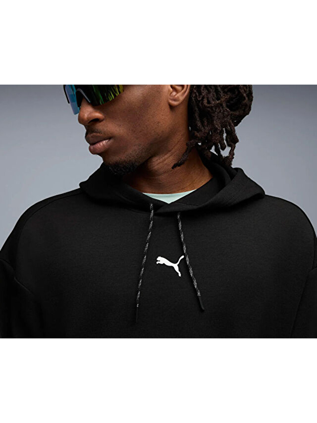 M Cloudspun Hoodie Erkek Günlük Sweatshirts 52759501 Siyah-3