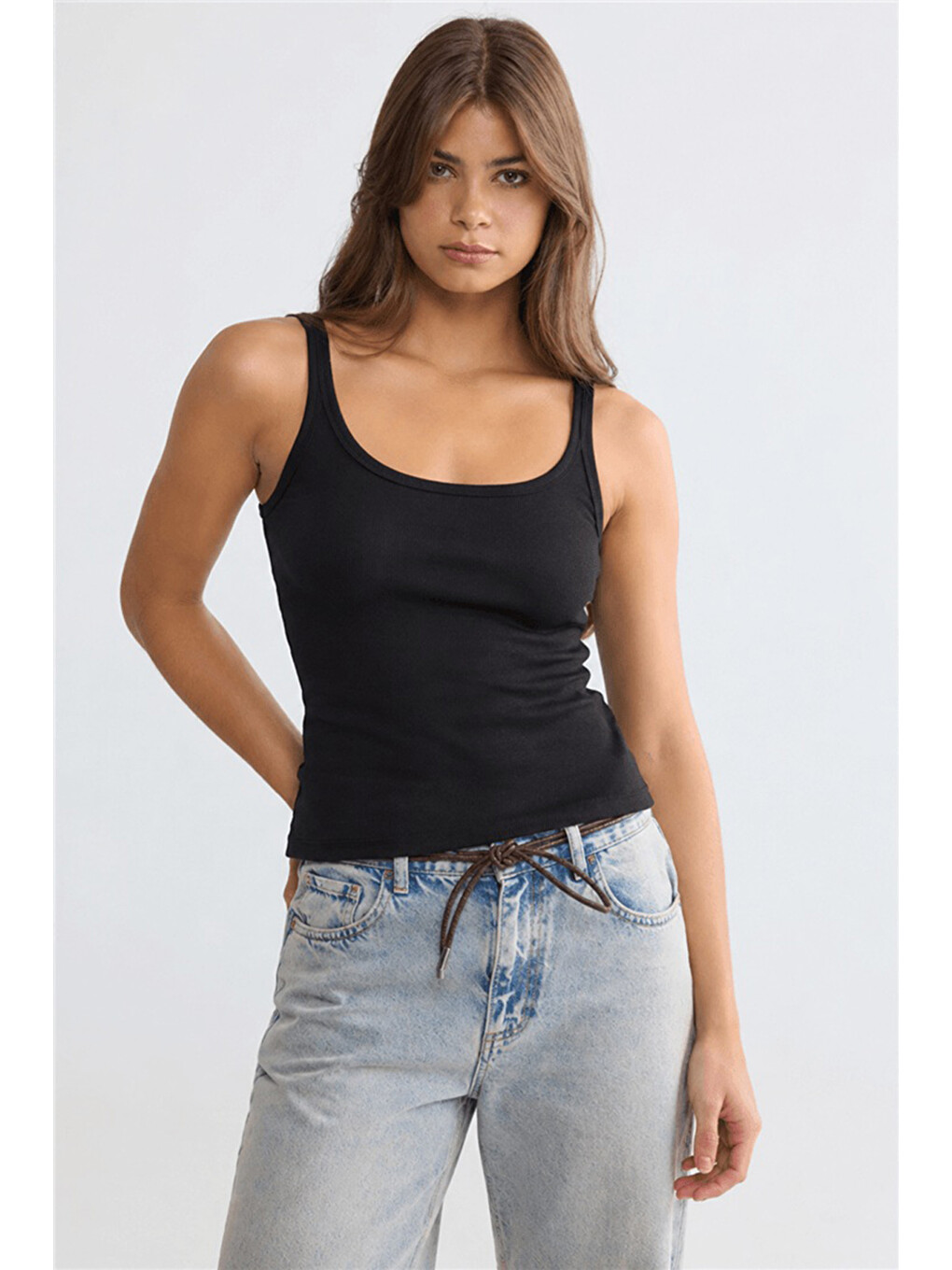 Lacivert Regular Fit Yuvarlak Yaka Atlet 26Y0702K1-1