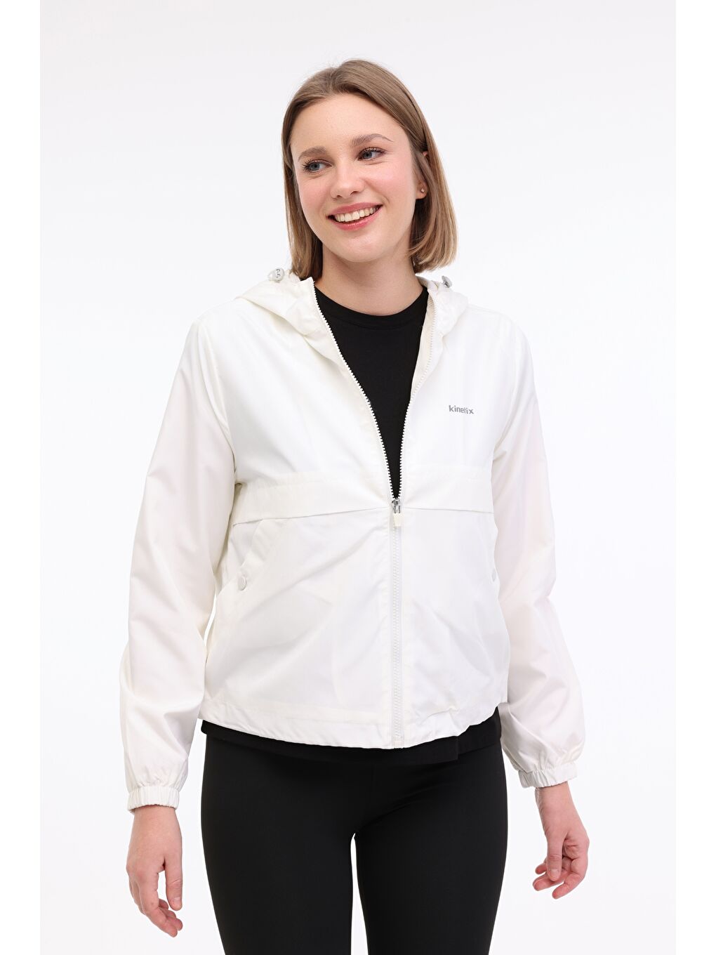 Bej WL GABY 8P100 5FX Ekru Kadın Yağmurluk