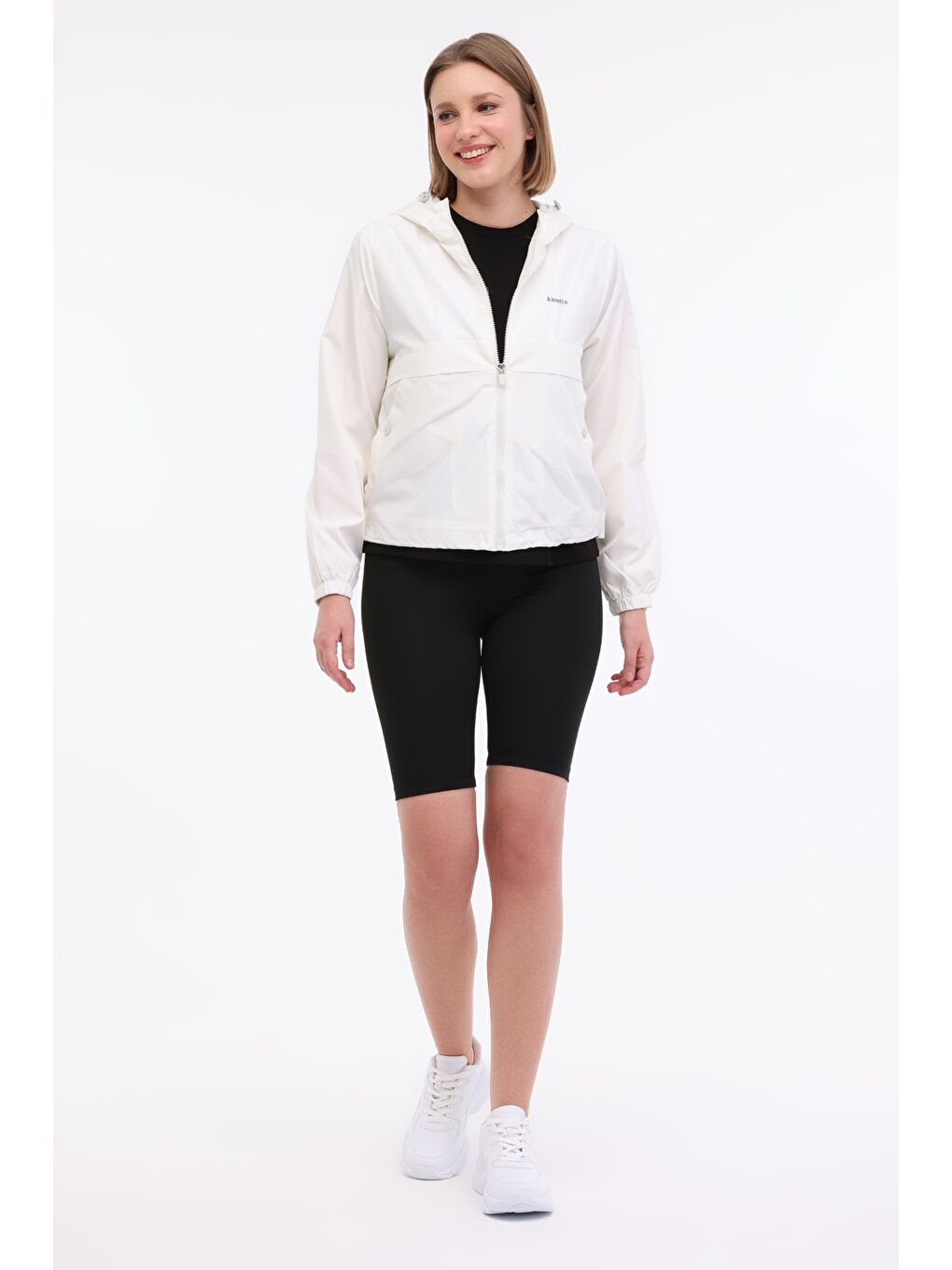 Bej WL GABY 8P100 5FX Ekru Kadın Yağmurluk-2