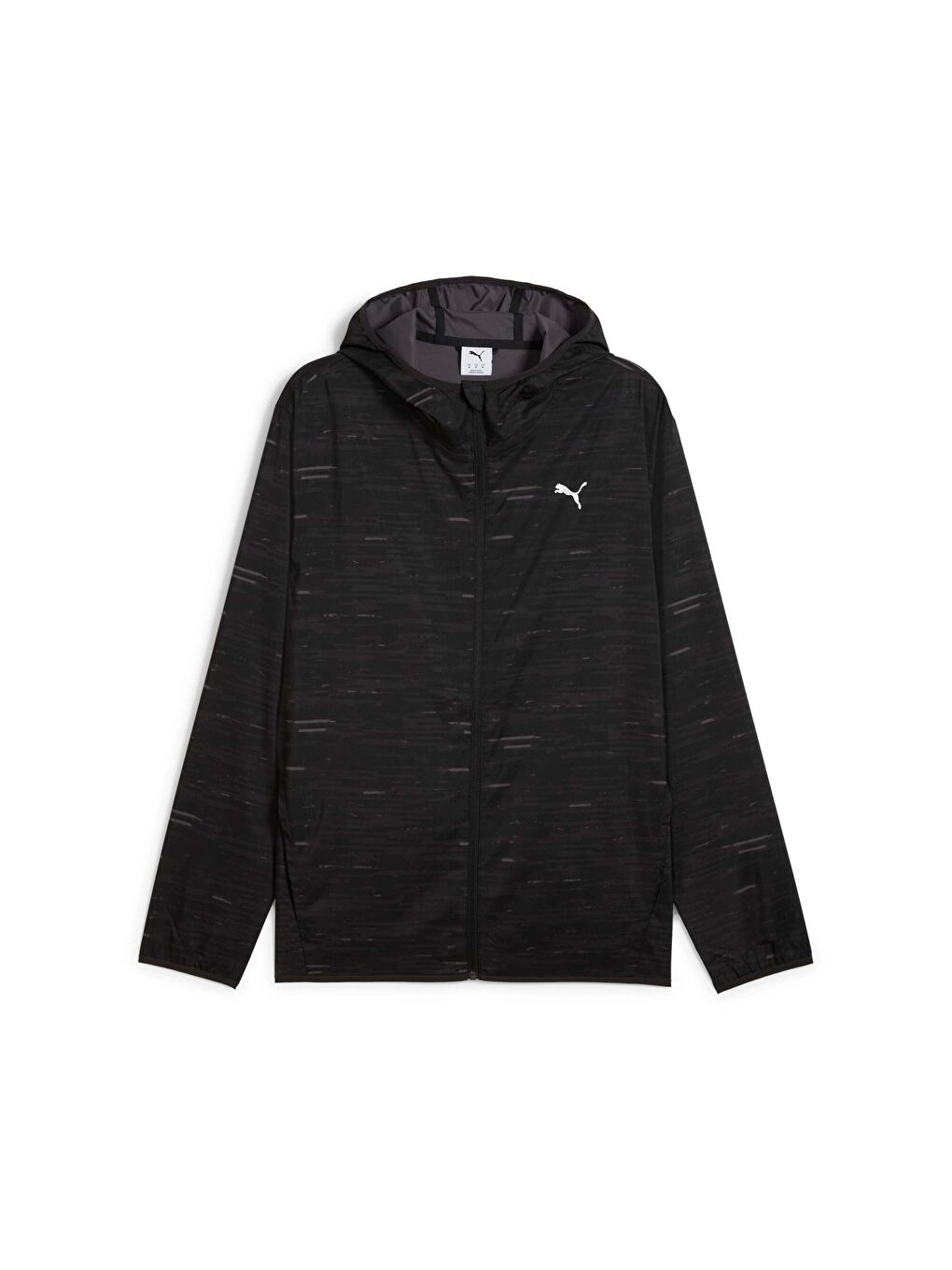 Siyah TAD ESSENTIALS AOP Erkek Dokuma Ceket