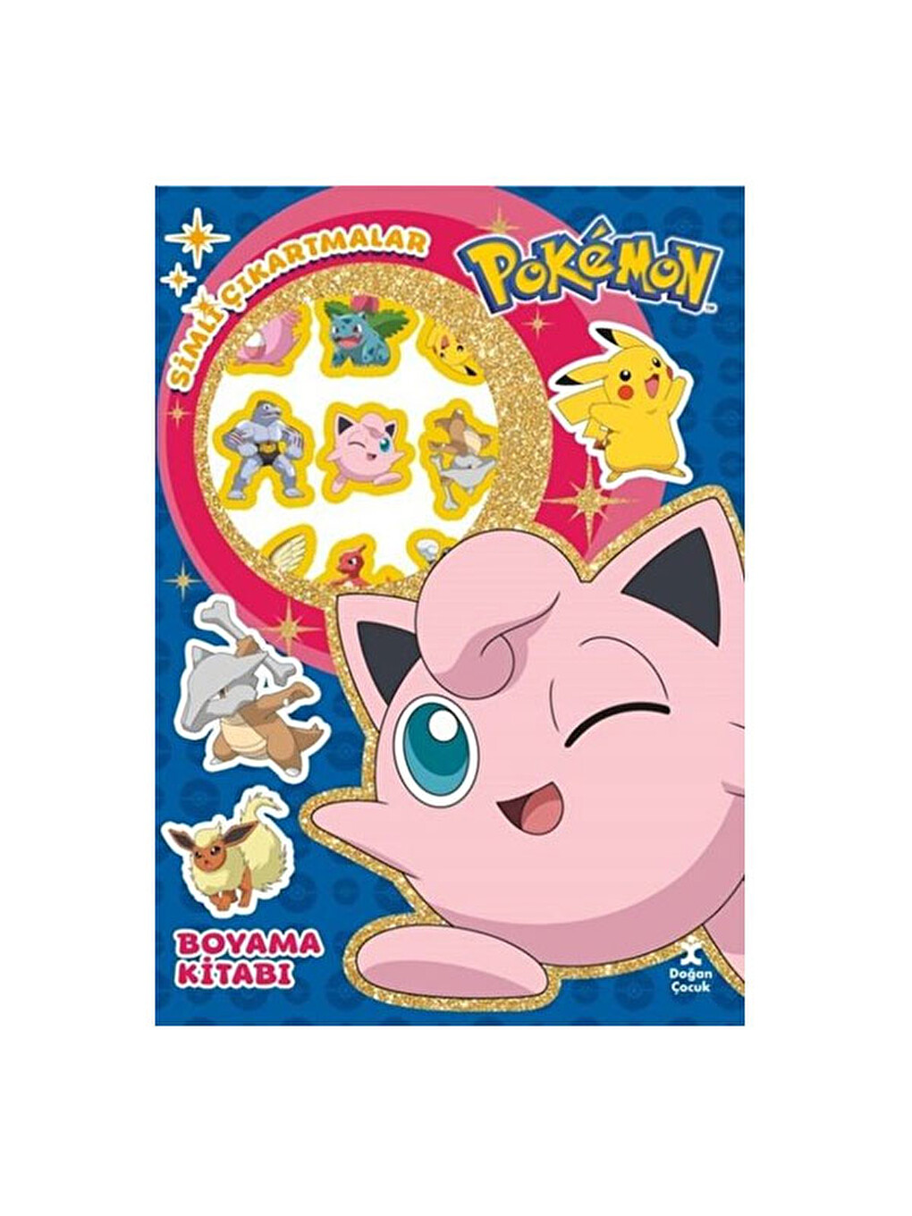 Pokemon Star Simli Çıkartmalı Boyama Kitabı