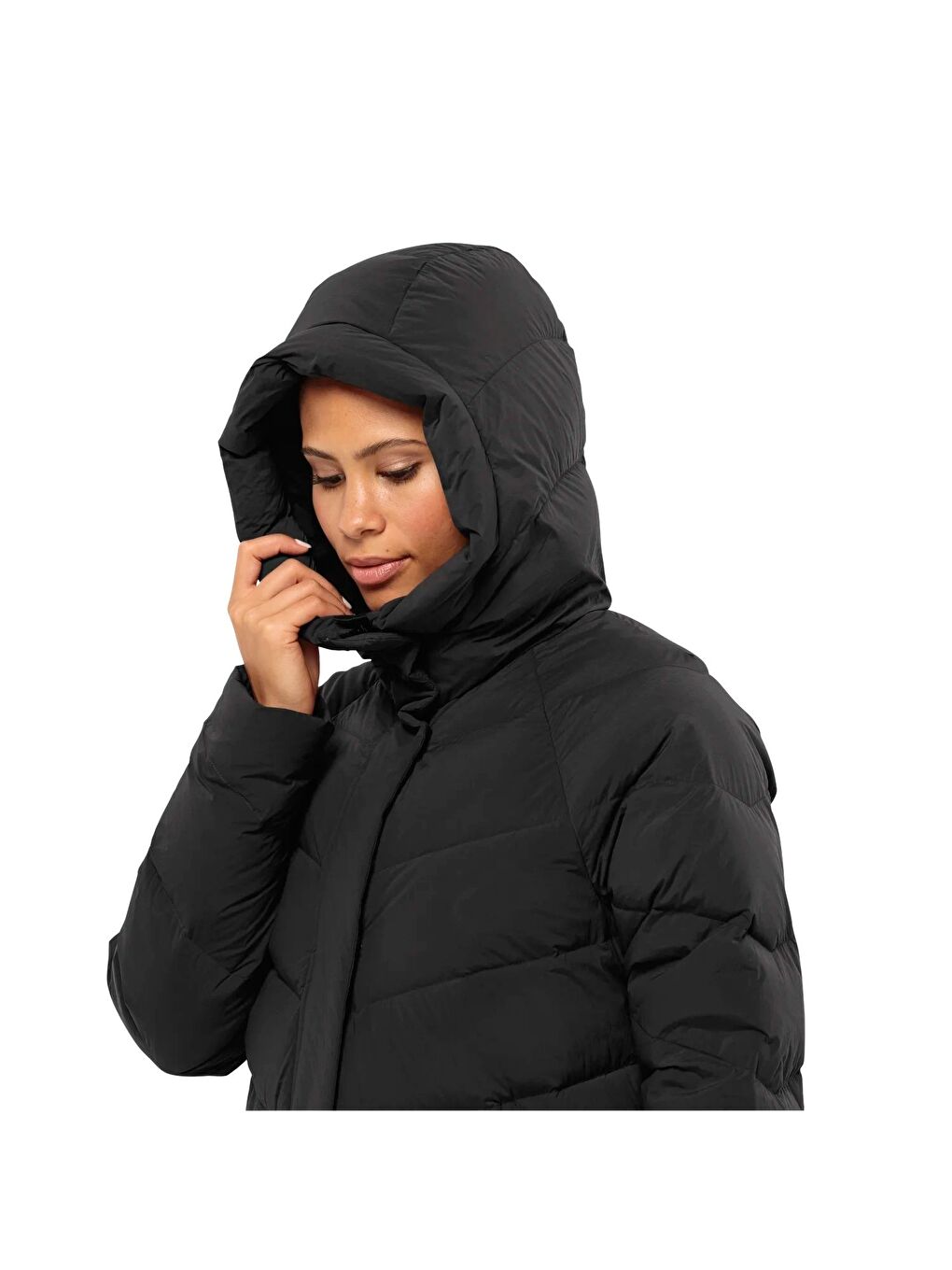 Marienplatz Coat Rds Kadın Siyah Outdoor Ceketi-1