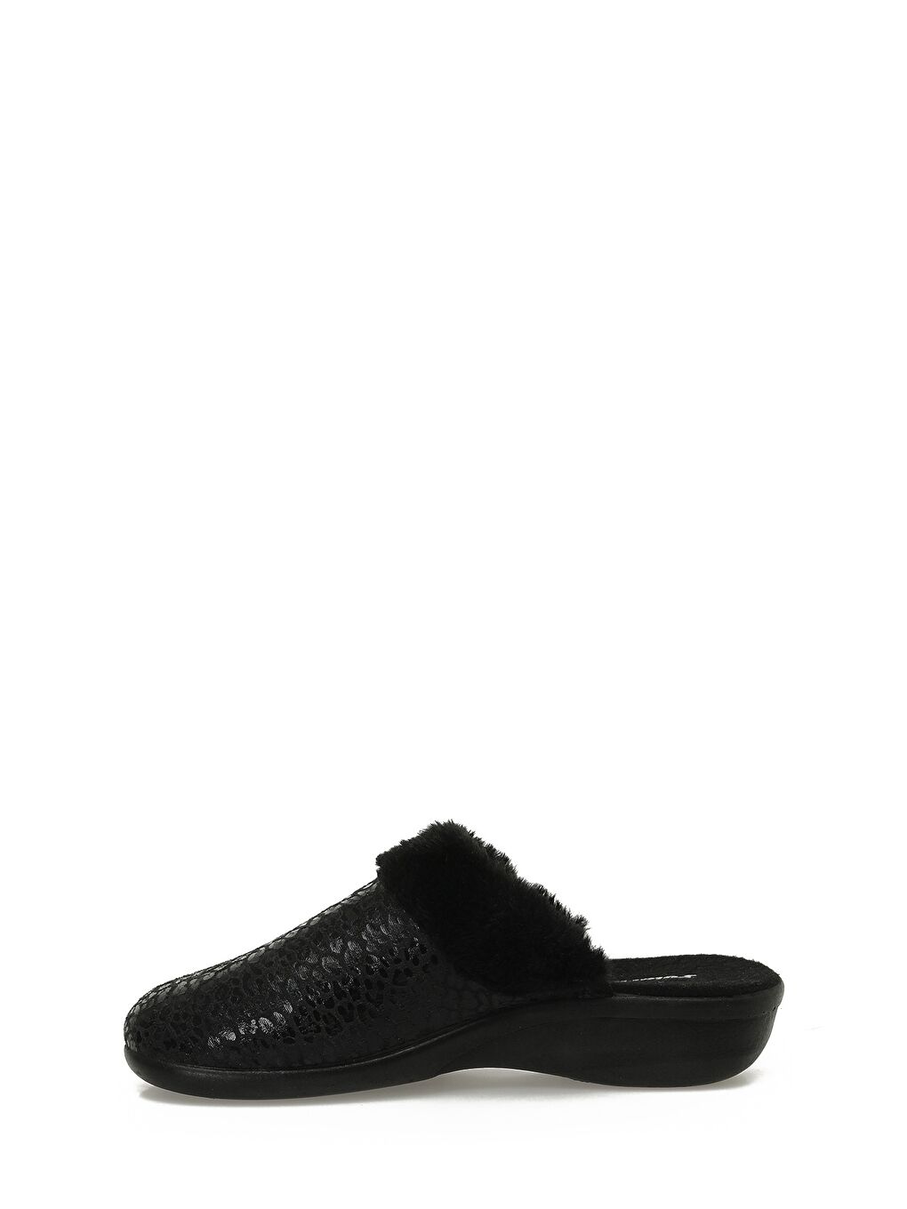 609017.Z5PR Siyah Kadın Ev Terliği-2