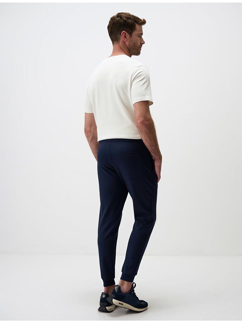 Jimmy Key Lacivert Beli Lastikli Erkek Jogger Pantolon - 5