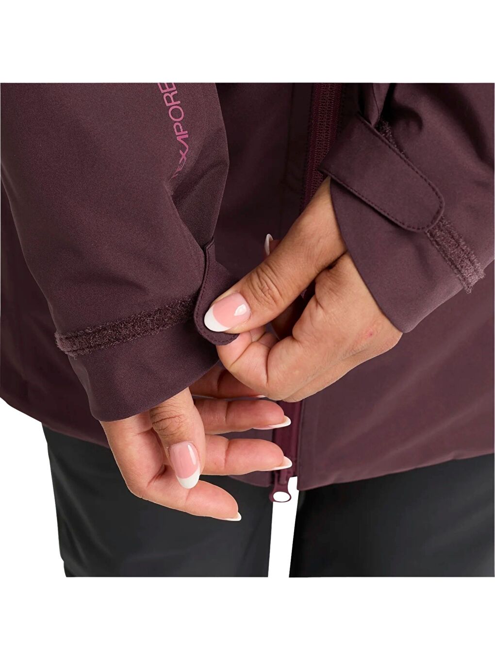 Mürdüm Heidelstein Ins Kadın Mor Outdoor Ceketi-2