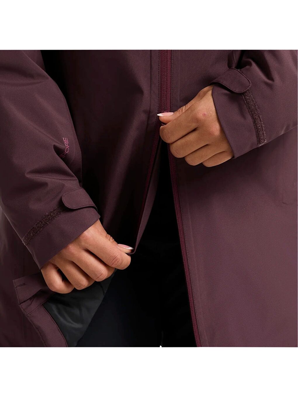 Mürdüm Heidelstein Ins Kadın Mor Outdoor Ceketi-3