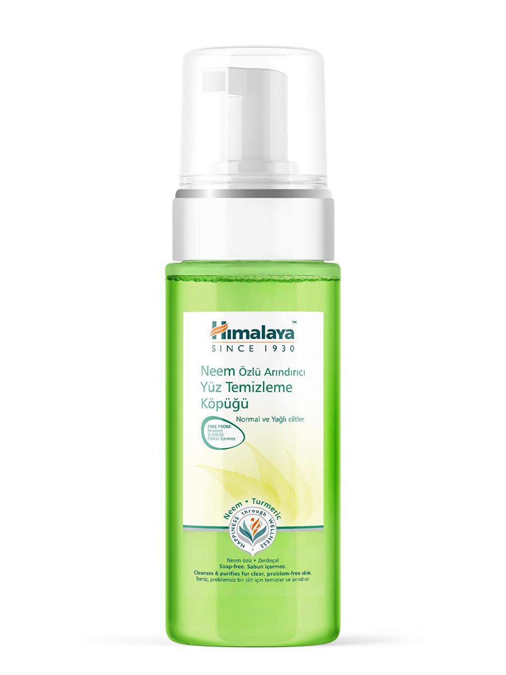 Arındırıcı Yüz Temizleme Köpüğü, Neem, Zerdeçal, Parabensiz, Normal Ve Yağlı Ciltler, 150 ml