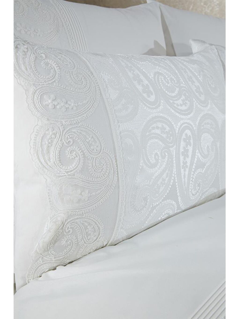 Ekru Şal 7 Parça Gelin Seti Krem-2