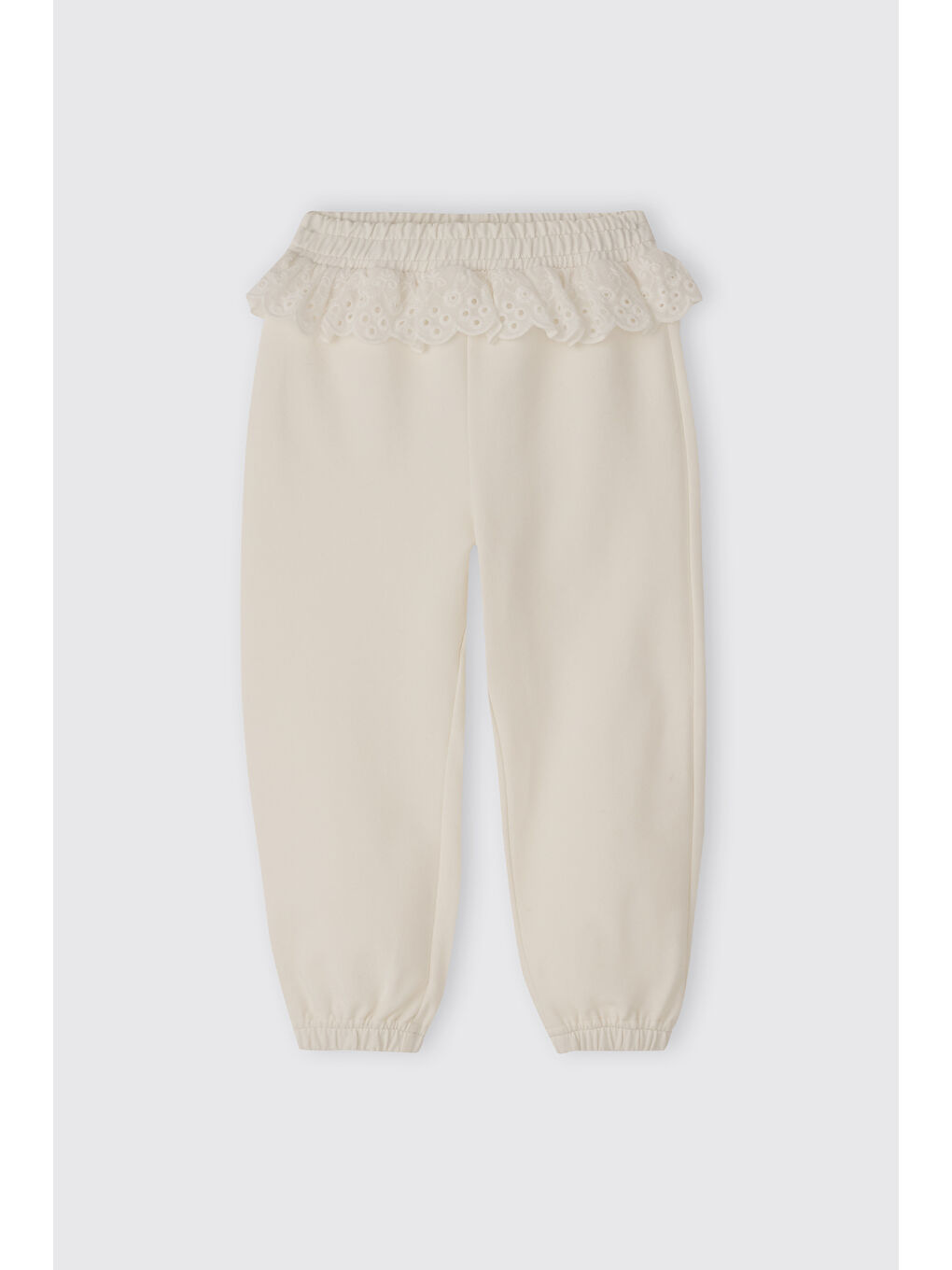 Kız Bebek Ekru Eşofman Altı