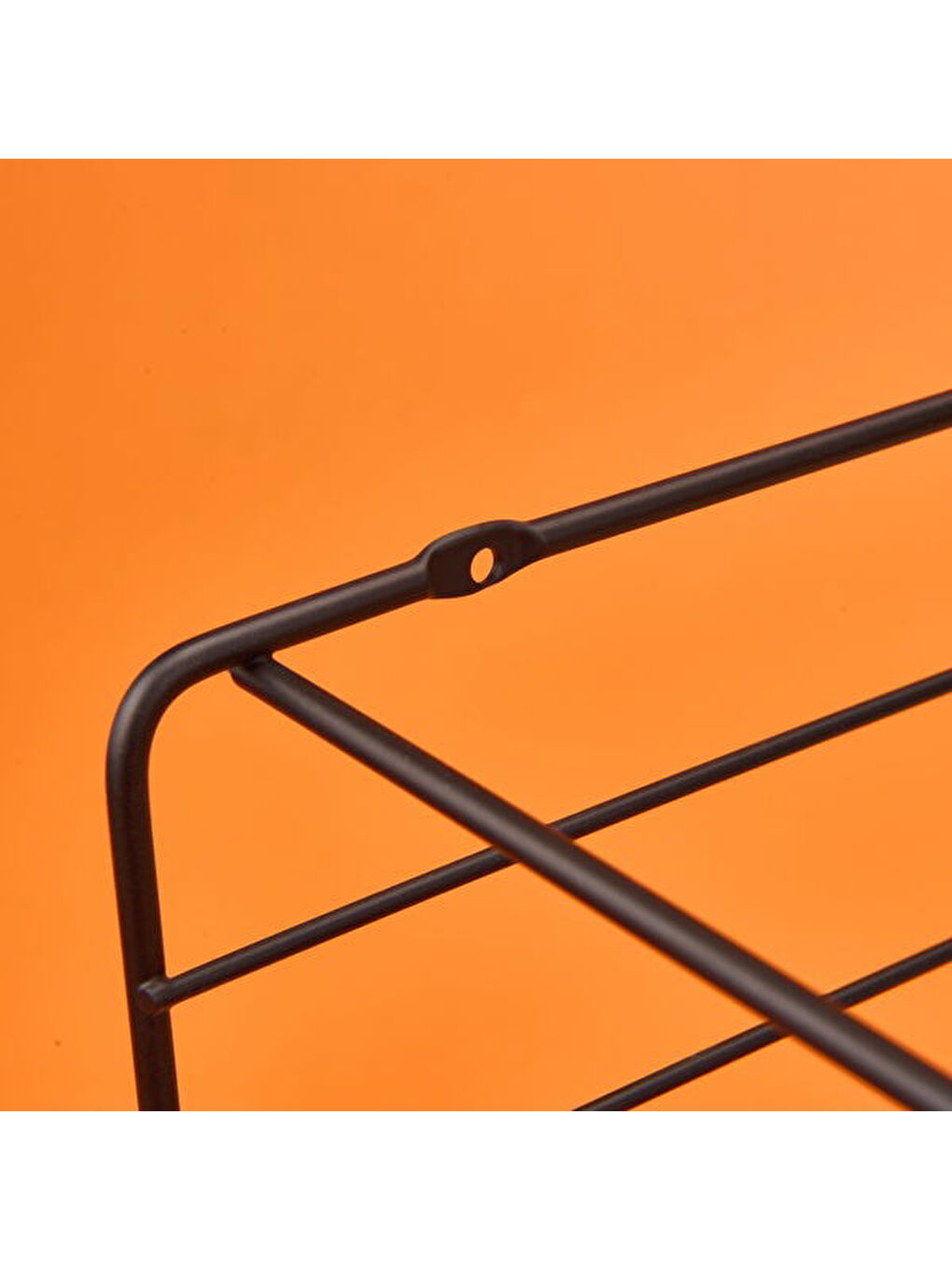 Dekoratif Dörtgen Raf - Siyah - 30 cm-2