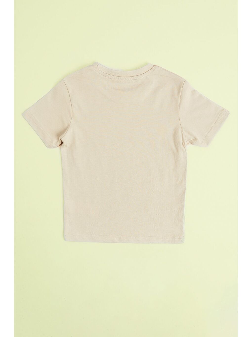 Bej My Foverıte Basketball Baskılı Erkek Çocuk Tişört-1