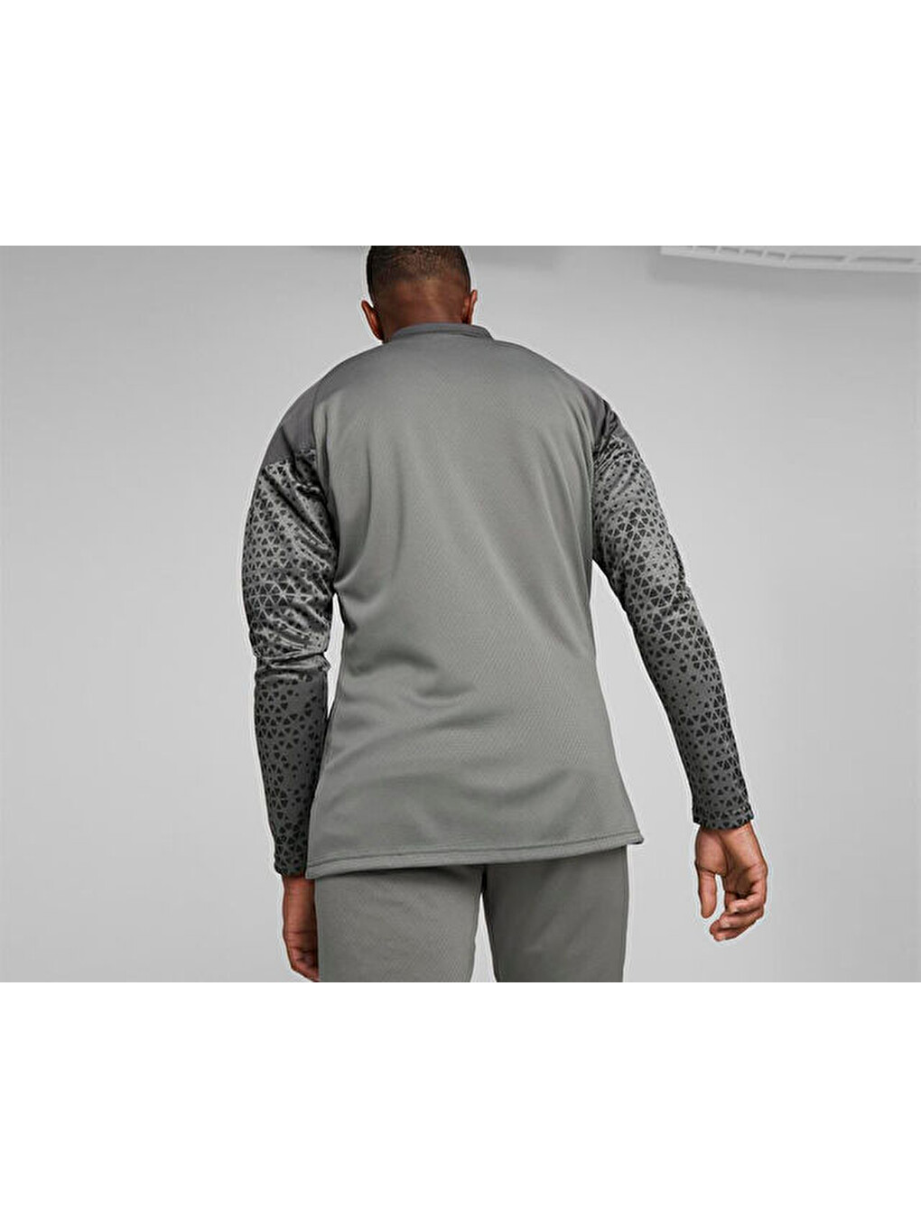Teamcup Training Jacket Erkek Futbol Antrenman Ceketi 65798313 Gri-3