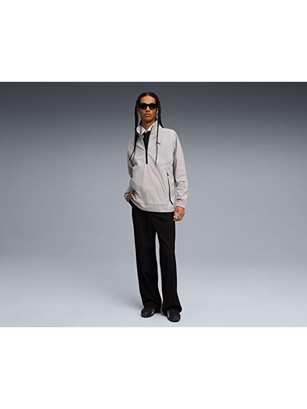 Pumatech Half-zip Crew Erkek Günlük Ceket 63210163 Gri-3