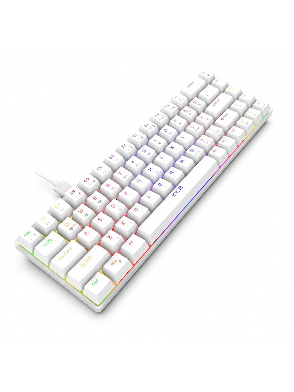 IKG-453 Empousa 68 Keys Red Switch Full Rainbow Mechanical Keyboard-1