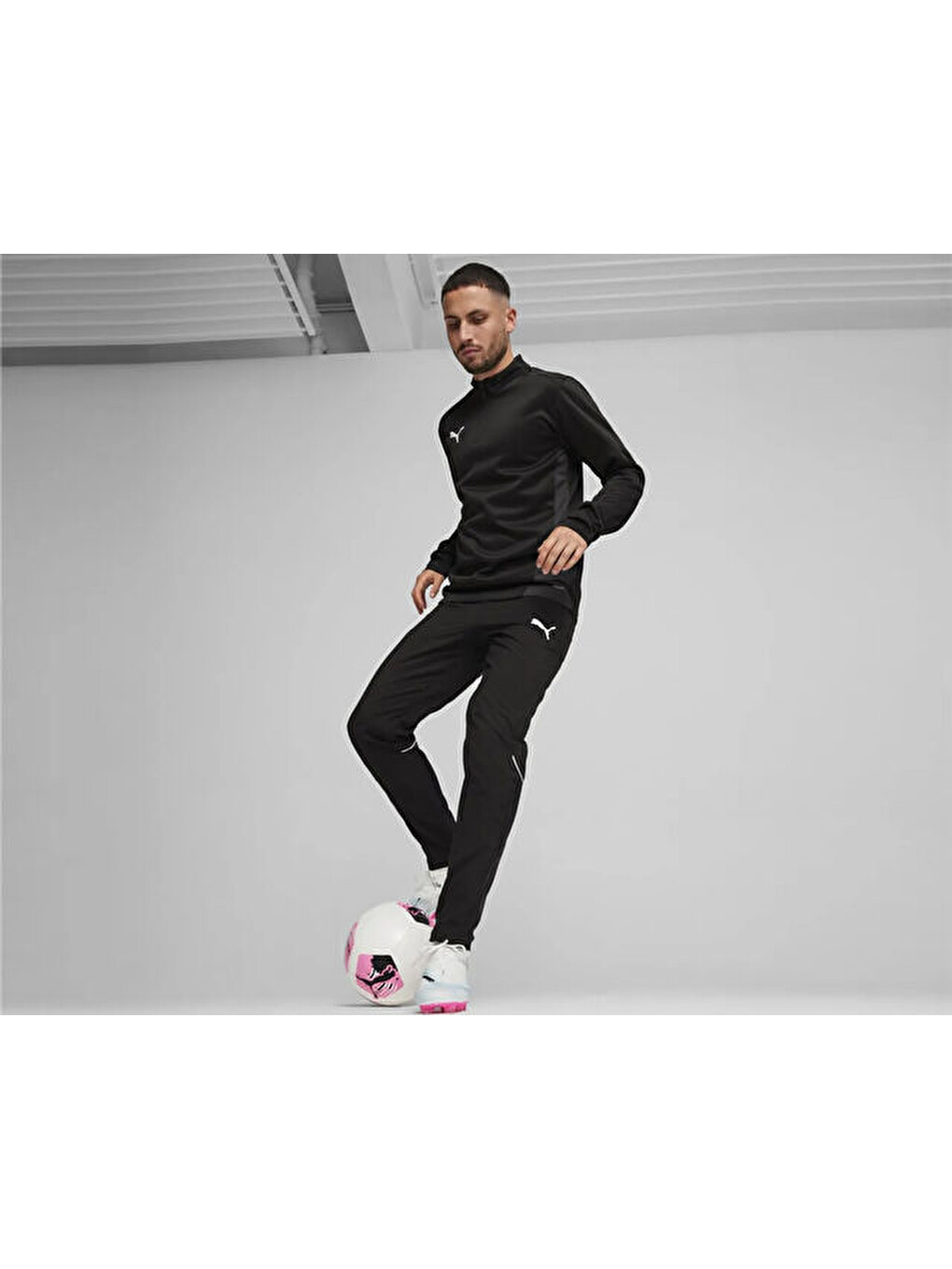 Teamgoal Training 1/4 Zıp Top Erkek Futbol Antrenman Sweatshirts 65862903 Siyah-5