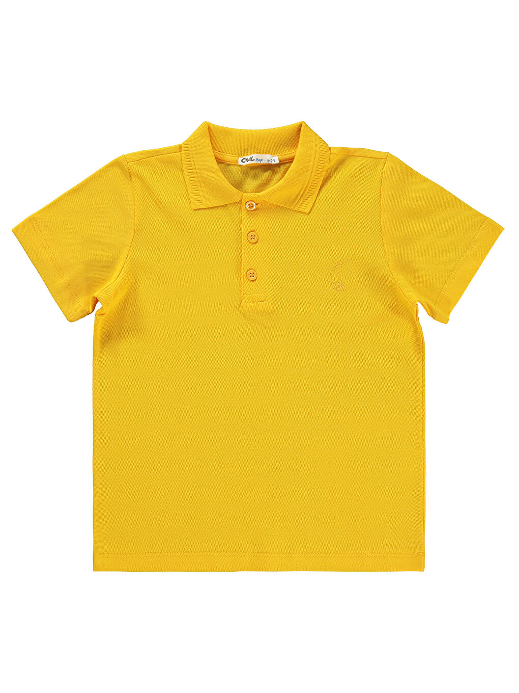 Boys Erkek Çocuk Tişört 10-13 Yaş Sarı