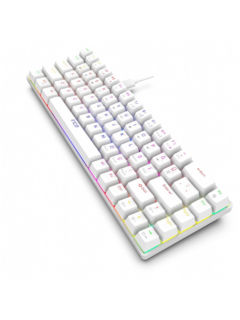 IKG-453 Empousa 68 Keys Red Switch Full Rainbow Mechanical Keyboard-2