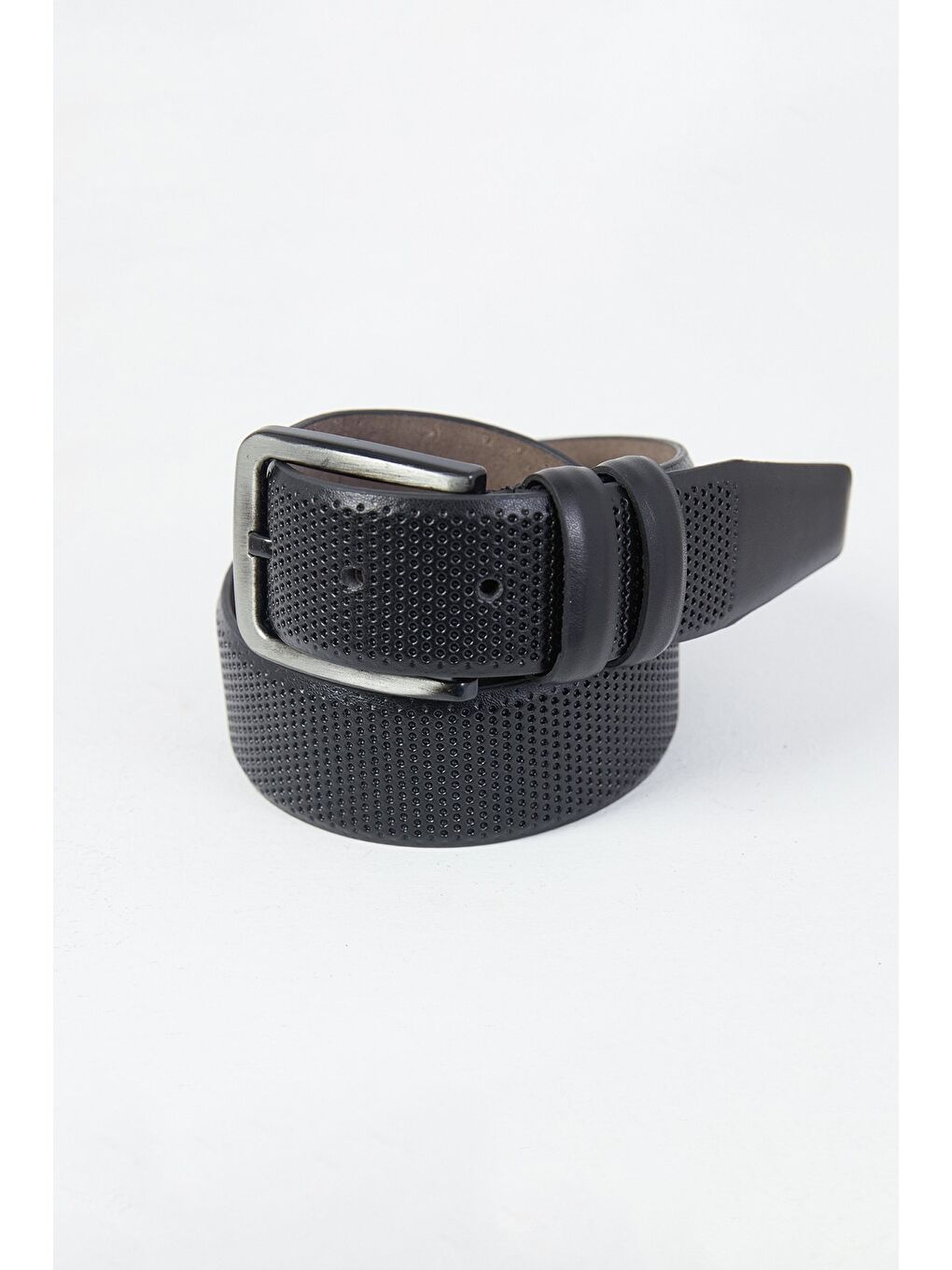 Siyah Klasik Suni Deri Kemer