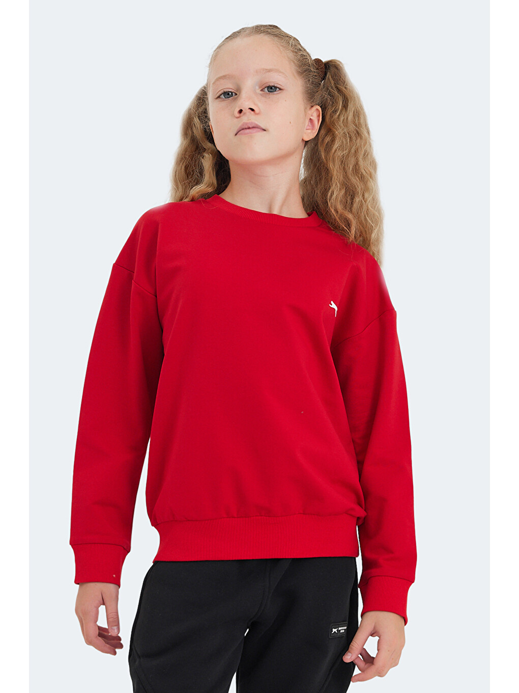Luppa In Unisex Çocuk Kırmızı Sweatshırt-2