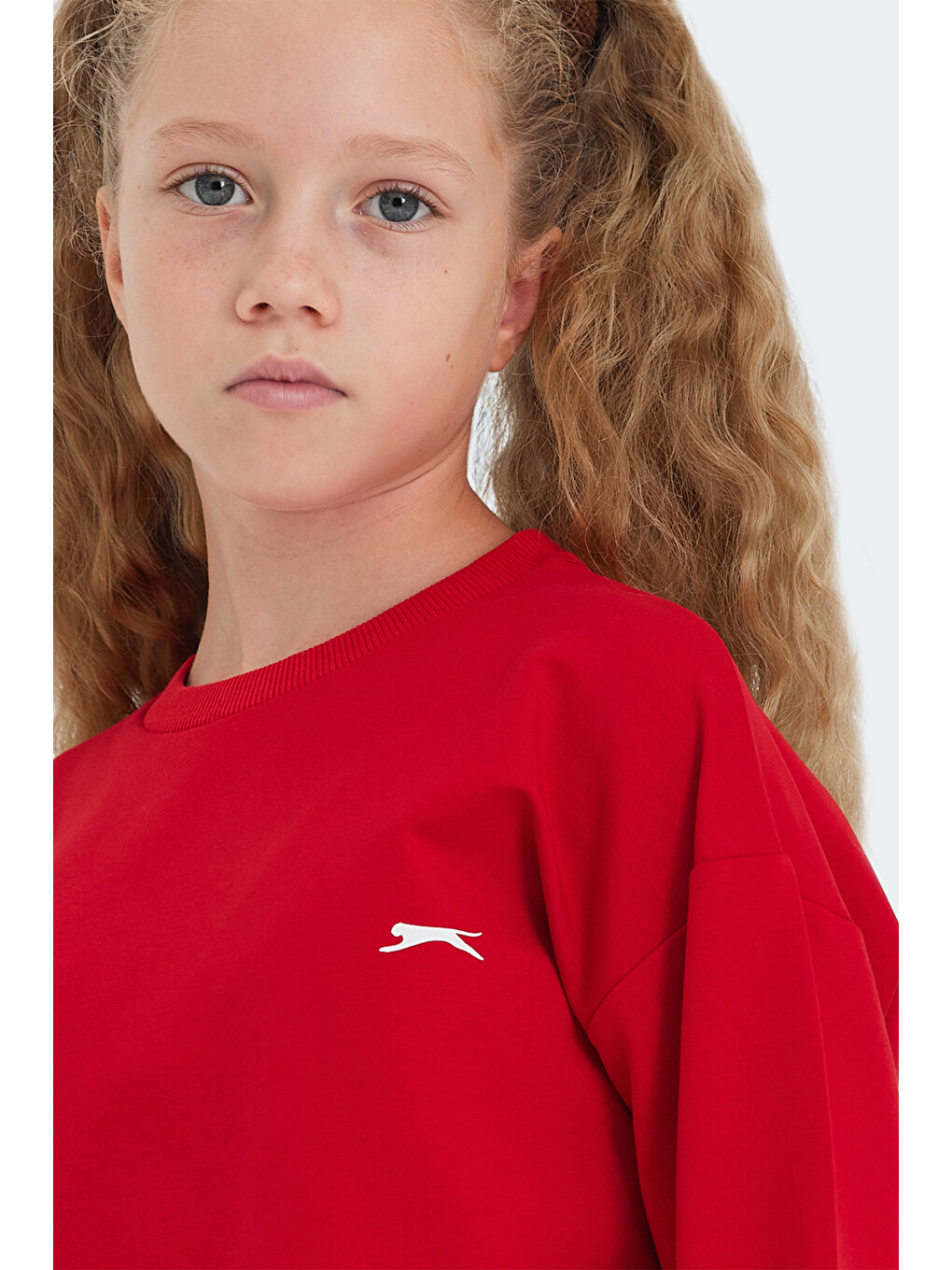 Luppa In Unisex Çocuk Kırmızı Sweatshırt-3